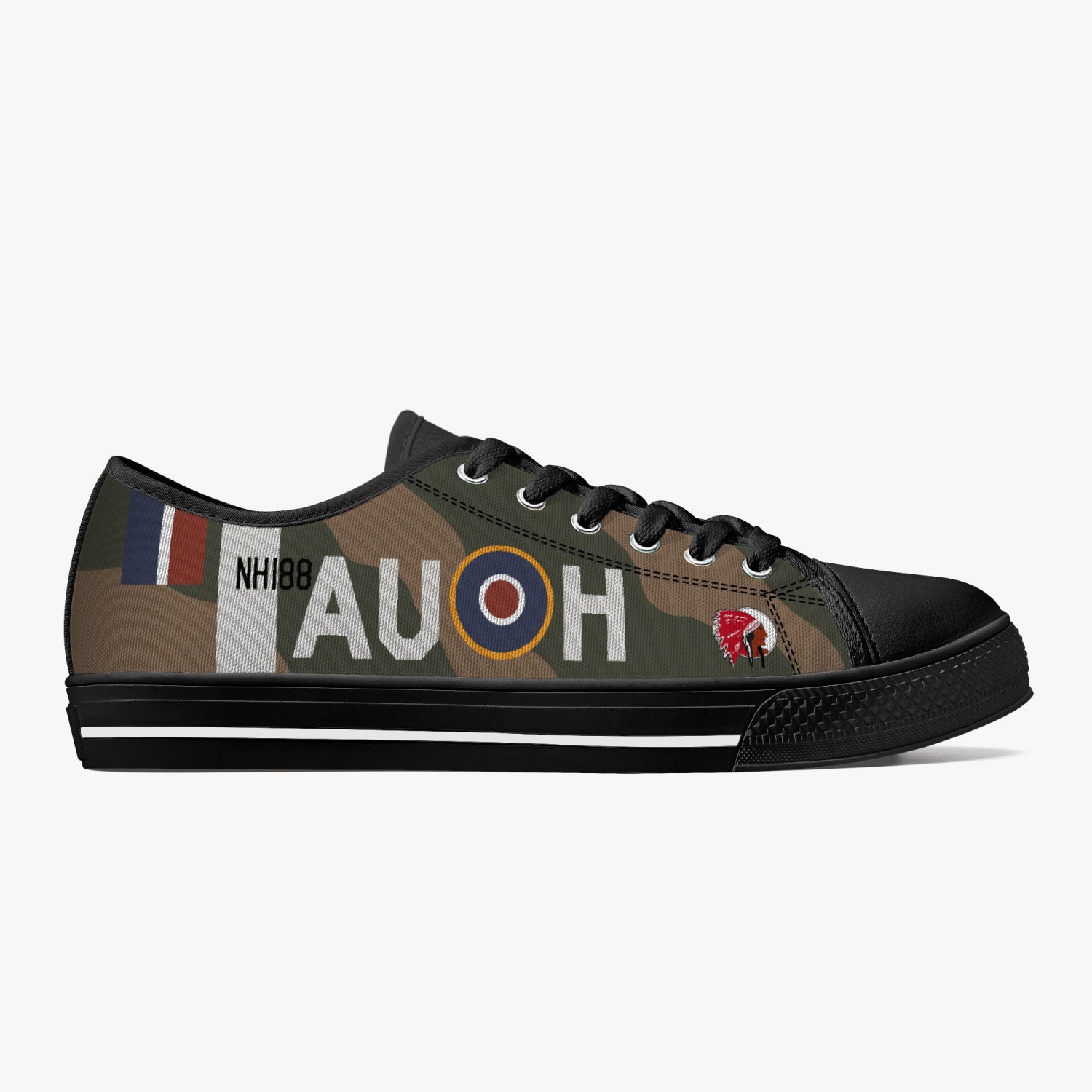 Spitfire "AU-H" (NH188) Low Top Canvas Shoes - I Love a Hangar