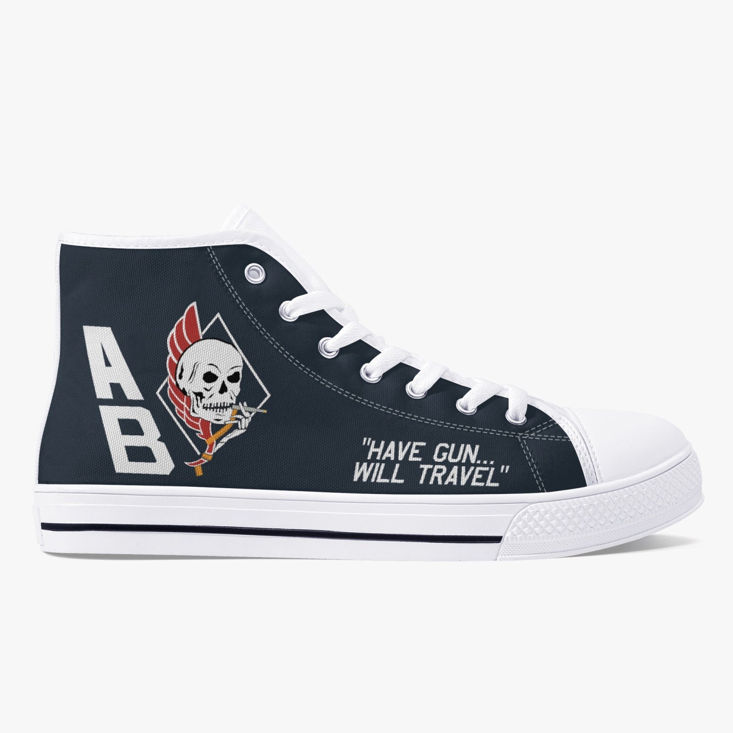 VFA-34 "Blue Blasters" High Top Canvas Shoes - I Love a Hangar