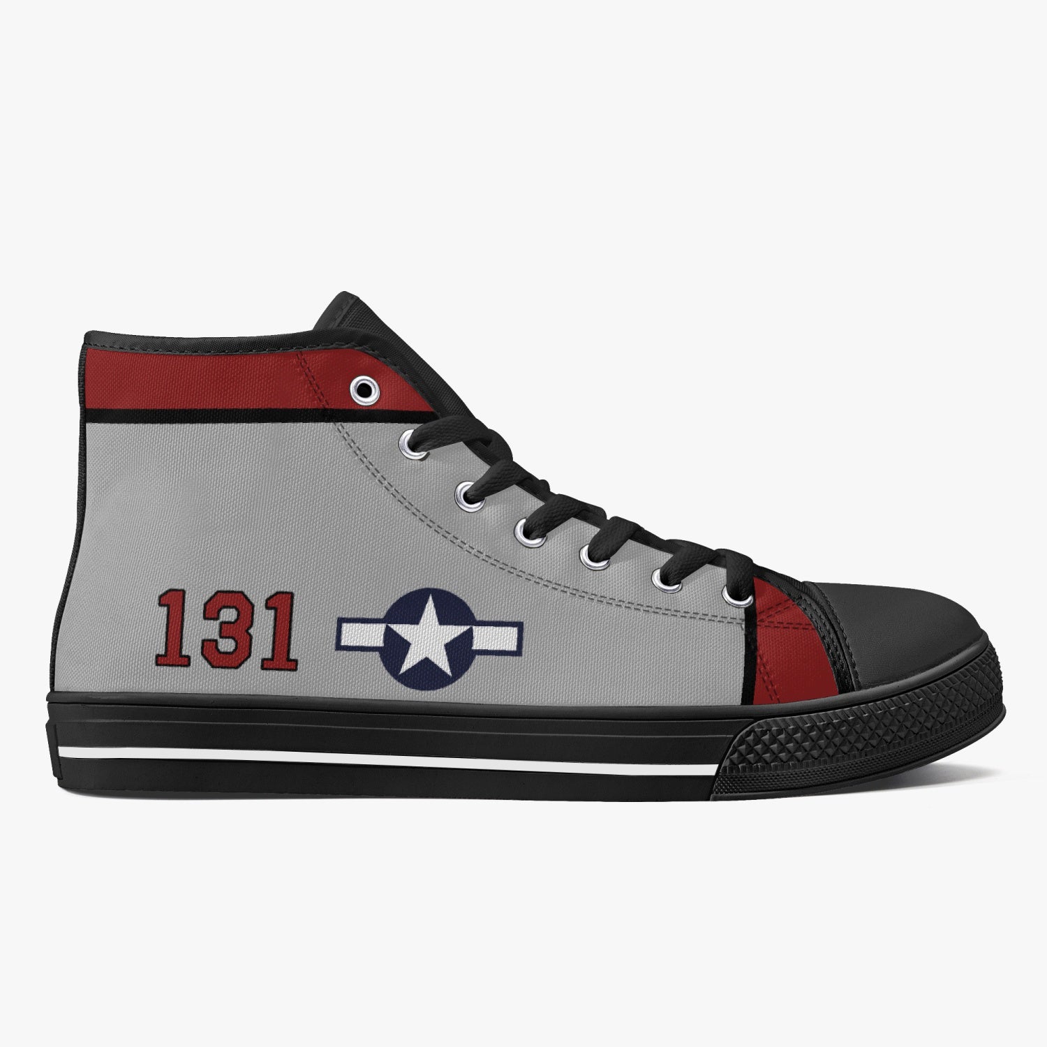 P-38 "Pudgy V" High Top Canvas Shoes - I Love a Hangar