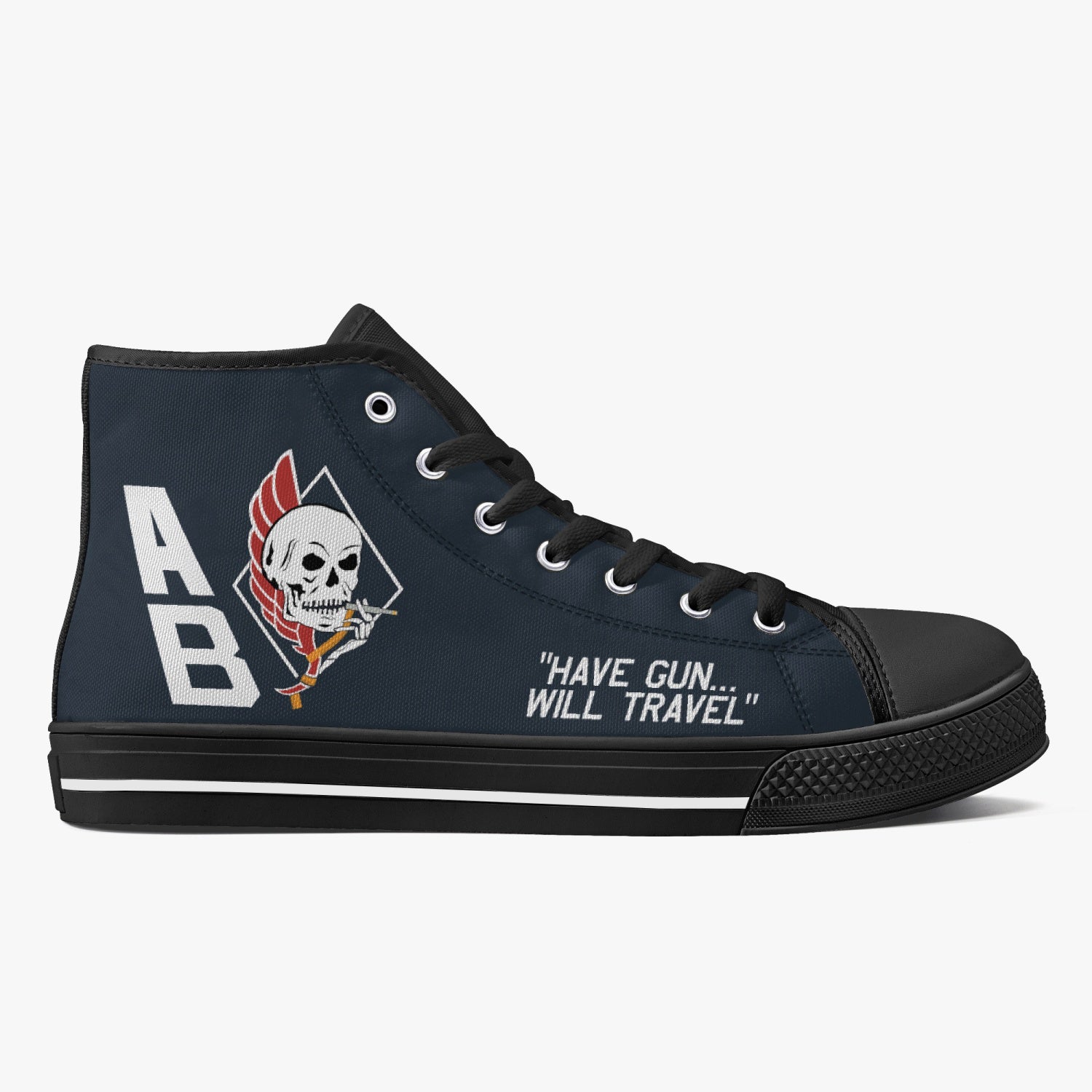 VFA-34 "Blue Blasters" High Top Canvas Shoes - I Love a Hangar