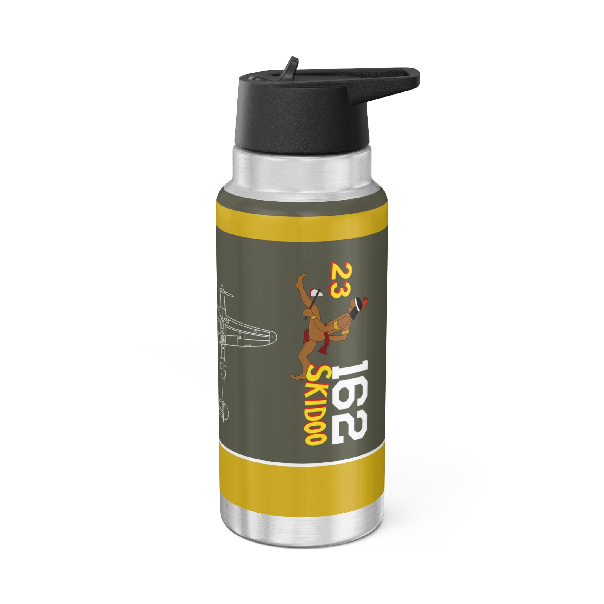 P-38 "Skidoo" Inspired Tumbler, 32oz (950ml) - I Love a Hangar