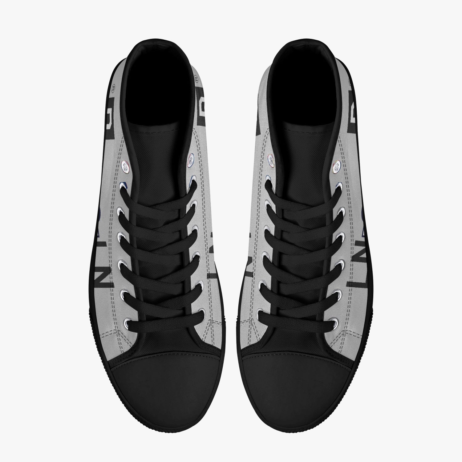 B-17 "LN-D" (AL-2903) Men's High Top Canvas Shoes - I Love a Hangar