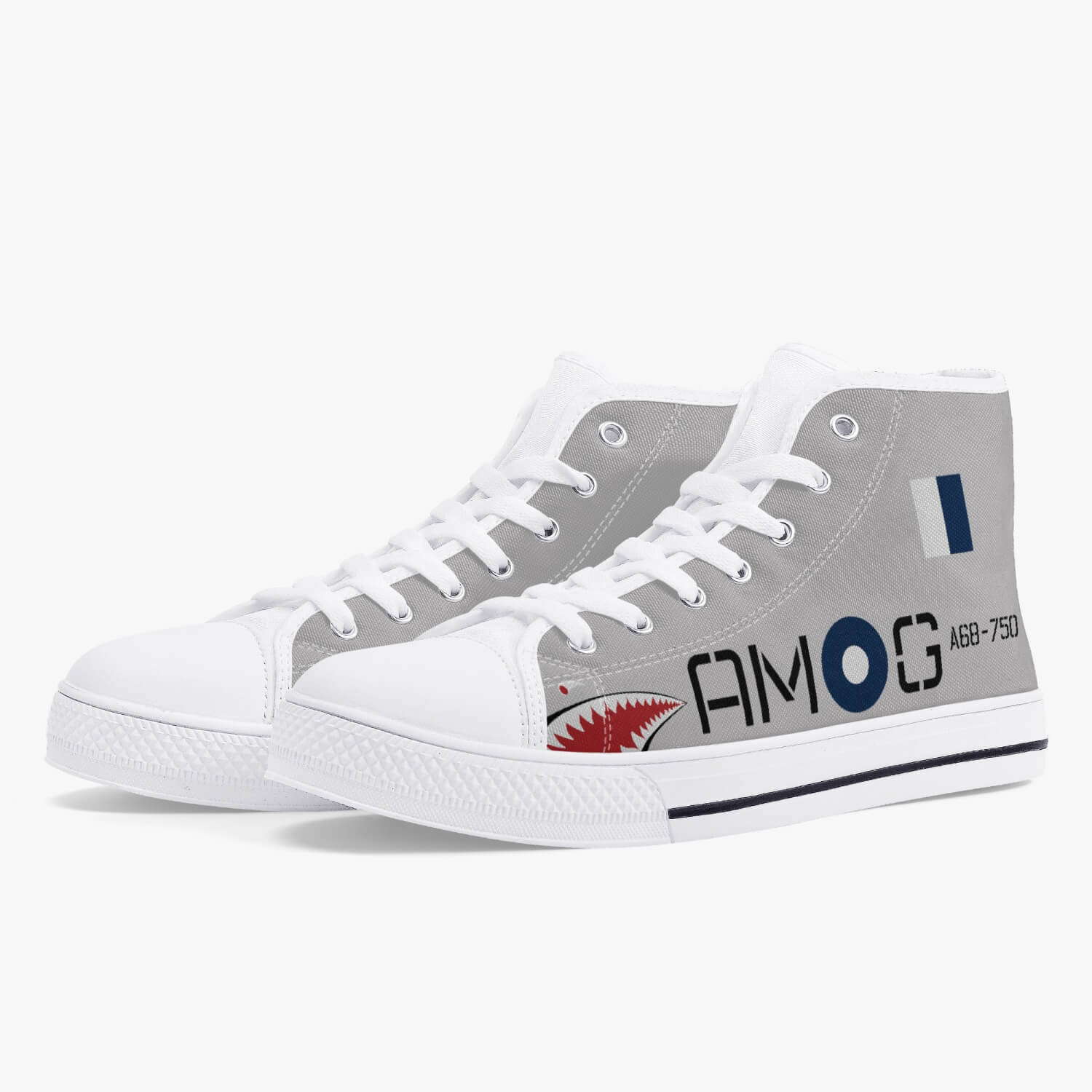 P-51 "AM-G" High Top Canvas Shoes - I Love a Hangar