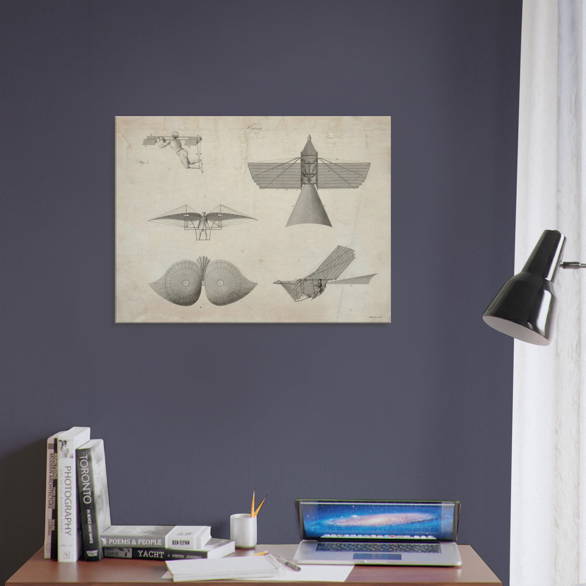 Jakob Degen Flying Machines on Canvas - I Love a Hangar