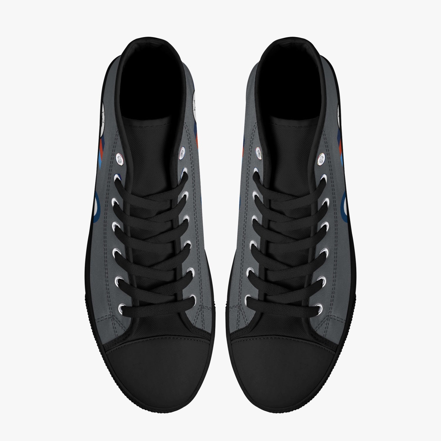 Macchi "A7-047" High Top Canvas Shoes (Grey) - I Love a Hangar