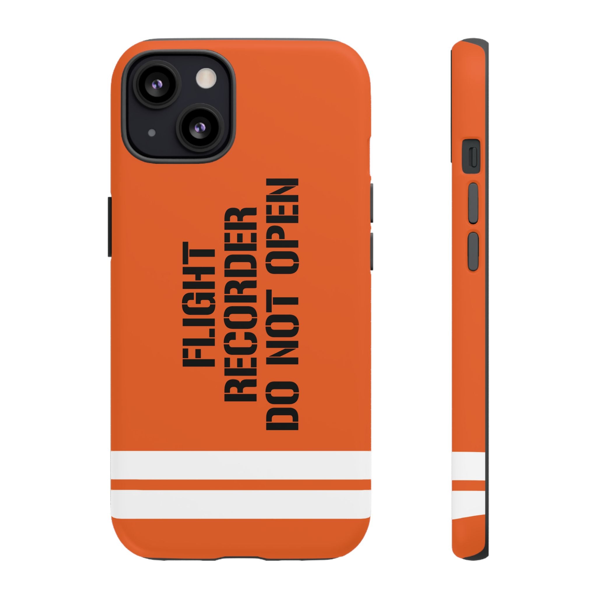 Flight Data Recorder Style Tough Phone Cases for iPhone