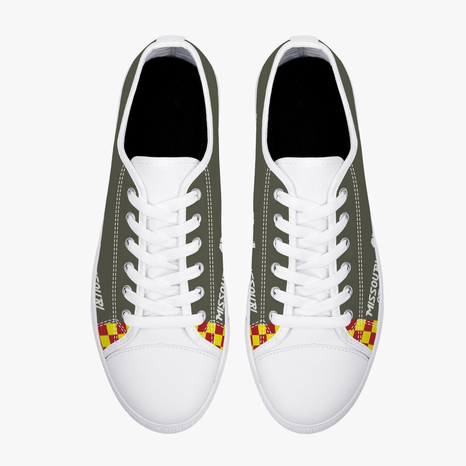 P-51 "Missouri Armada" Low Top Canvas Shoes - I Love a Hangar