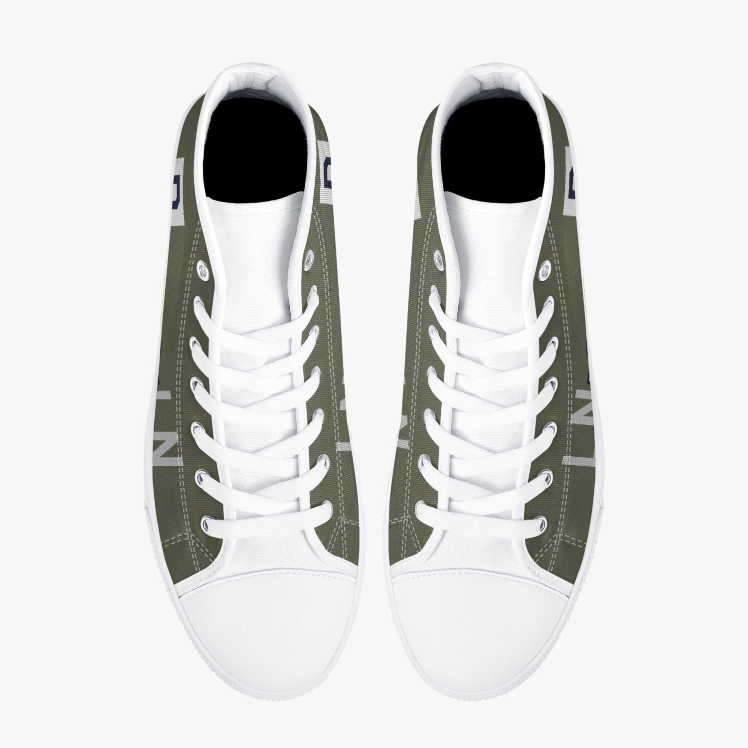 B-17 "LN-G" (N3996S) Men's High Top Canvas Shoes - I Love a Hangar