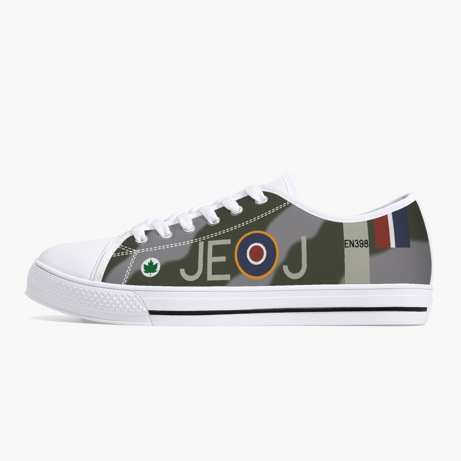 Spitfire "JE-J" (EN398) Low Top Canvas Shoes - I Love a Hangar