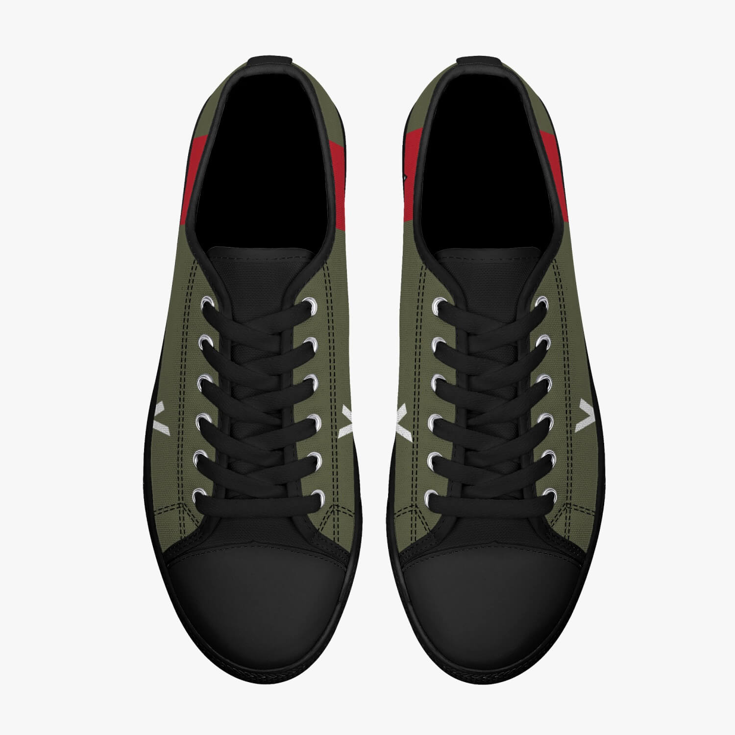 B-17 "Texas Raiders" Low Top Canvas Shoes - I Love a Hangar