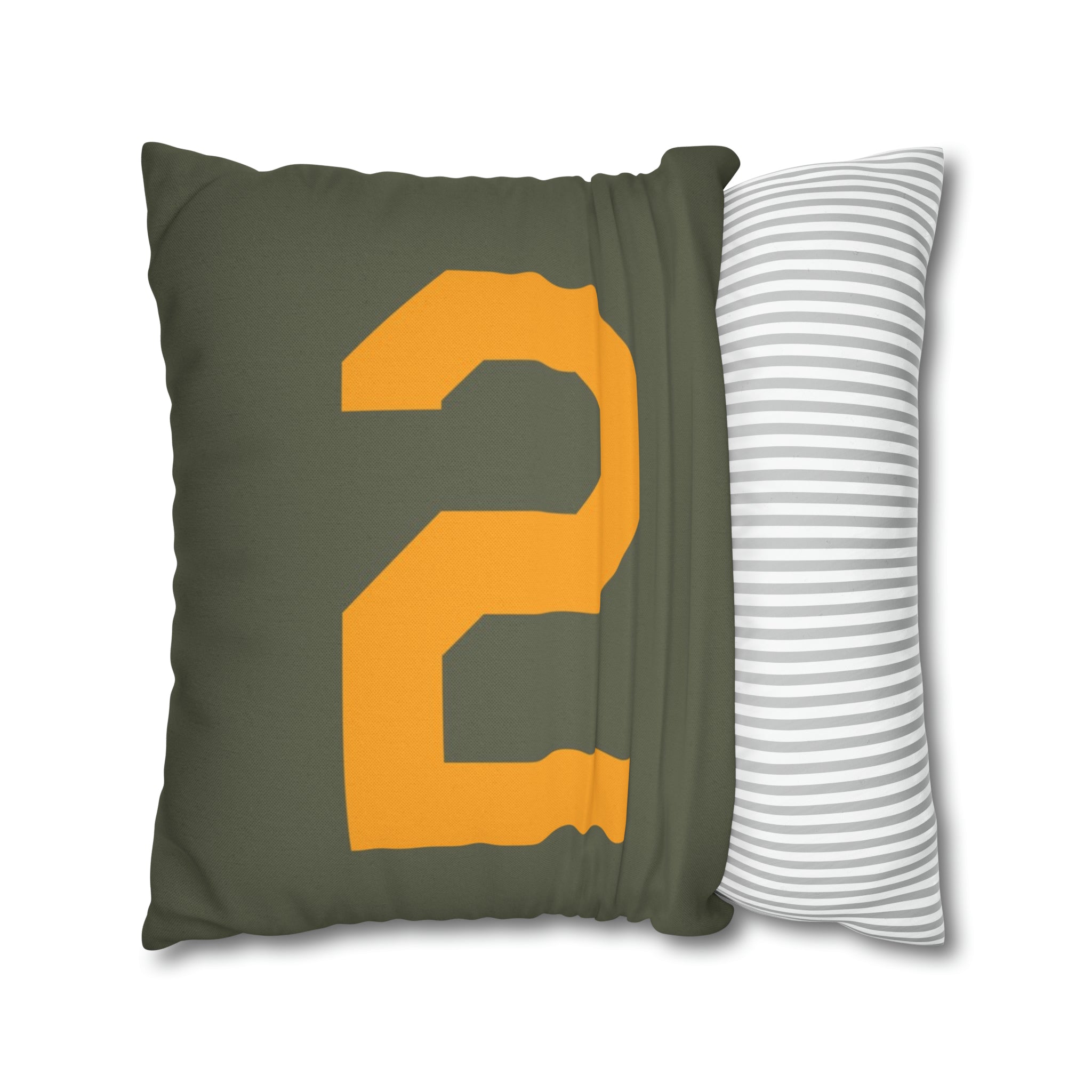 WWII USAAF Number "2" Square Pillowcase (Style C) - I Love a Hangar