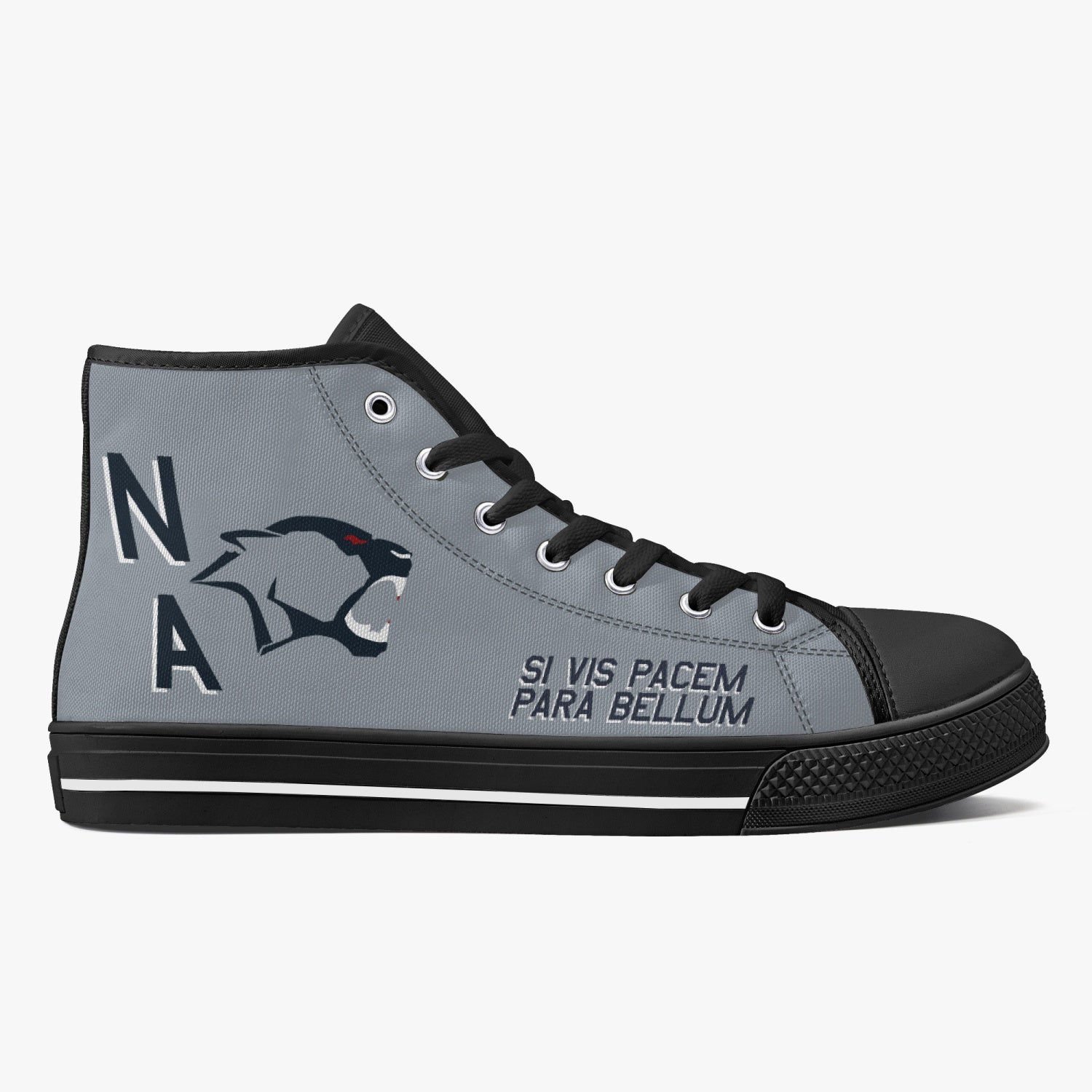 VAQ-139 "Cougars" High Top Canvas Shoes - I Love a Hangar