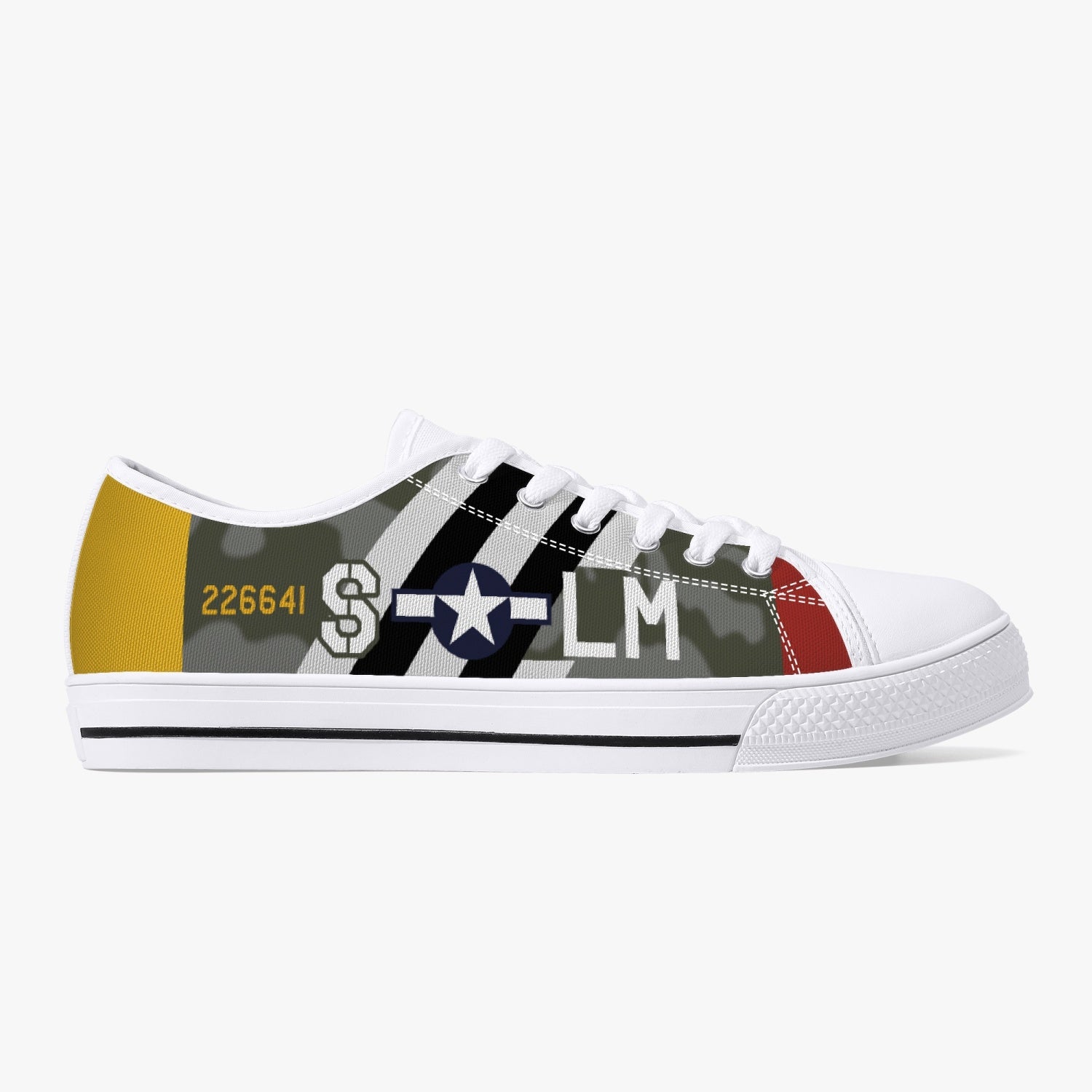 P-47 "Hairless Joe" Low Top Canvas Shoes - I Love a Hangar