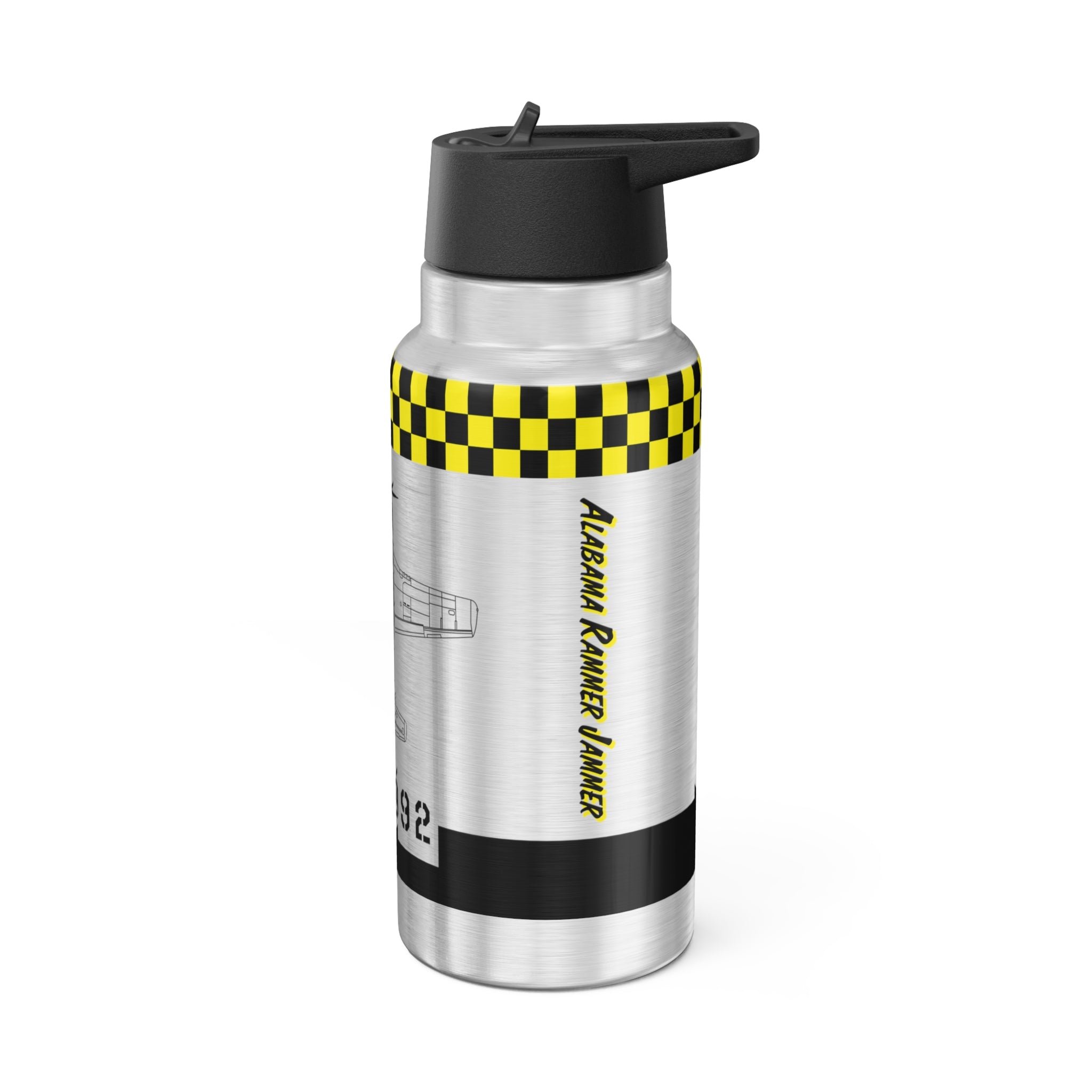 P-51 "Alabama Rammer Jammer" Inspired Tumbler, 32oz (950ml) - I Love a Hangar