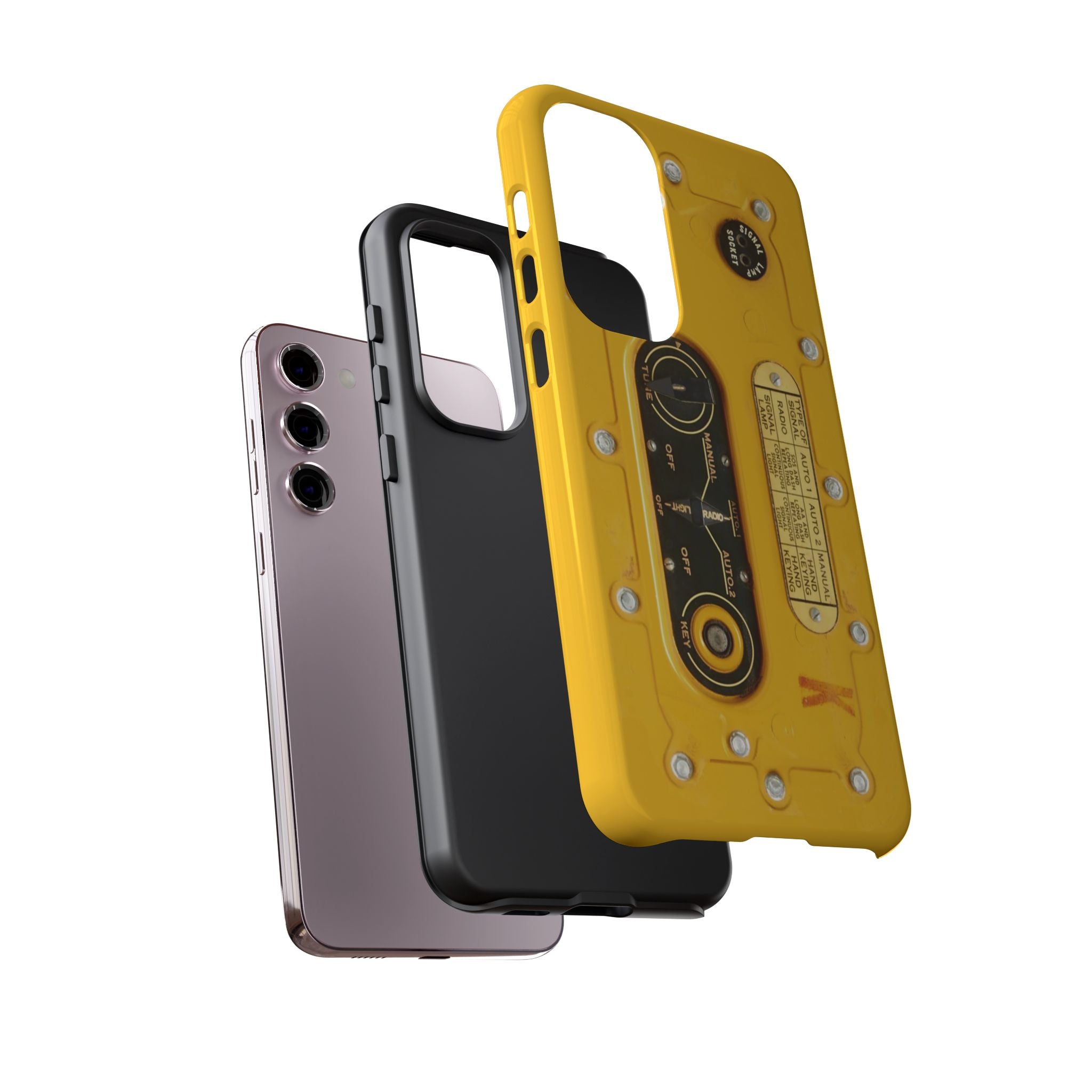 SCR-578 "Gibson Girl" Survival Radio Style Tough Phone Cases – Samsung Galaxy Compatible