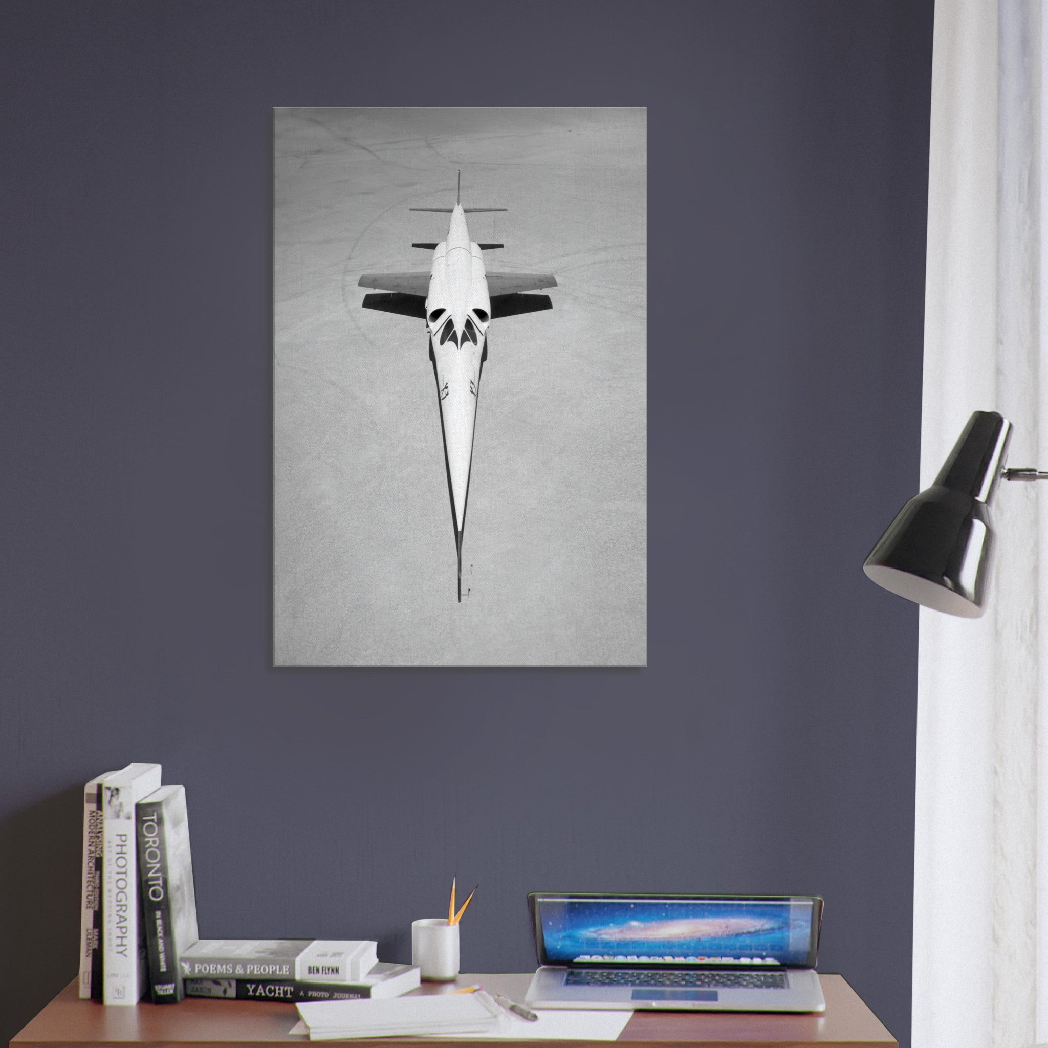 X-3 "Stiletto" on Canvas - I Love a Hangar