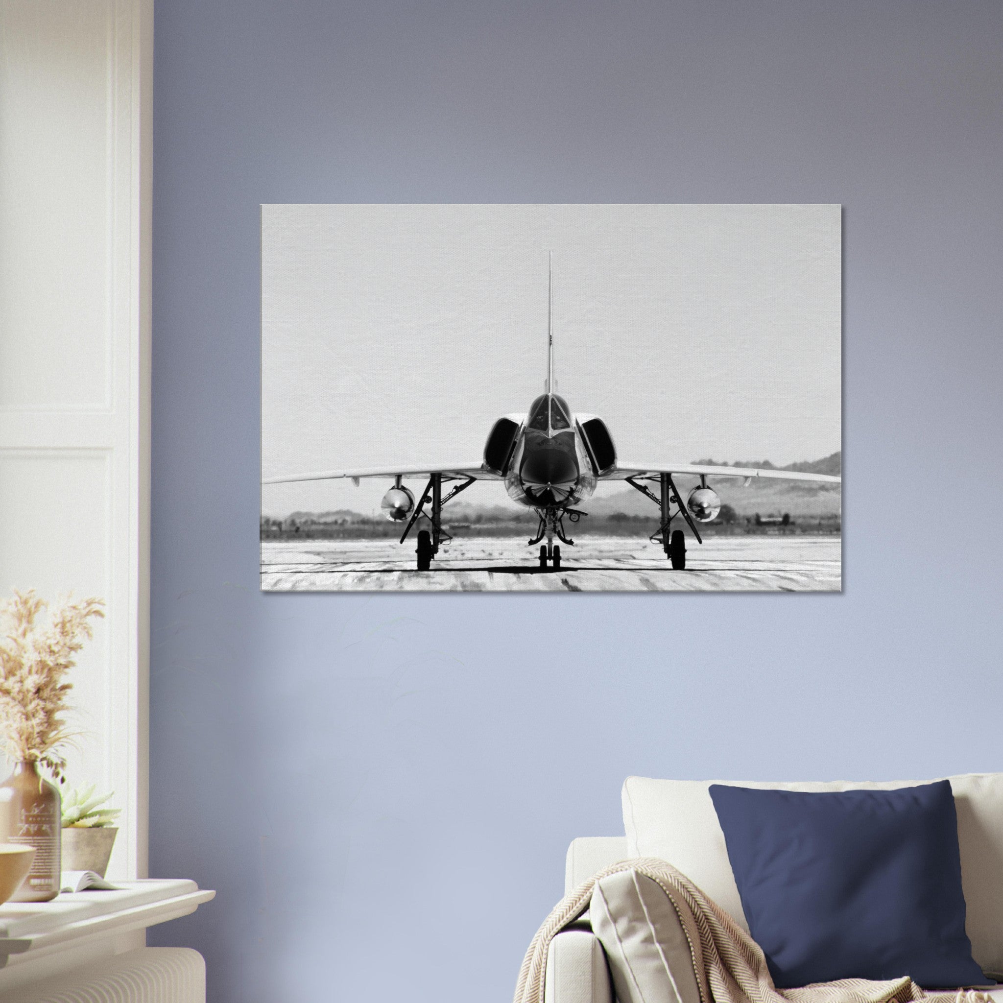 F-106 "Delta Dart" on Canvas - I Love a Hangar