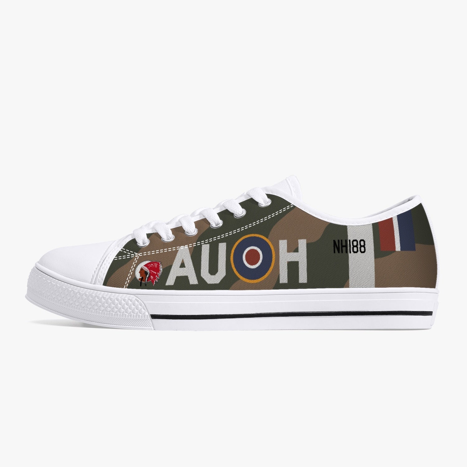 Spitfire "AU-H" (NH188) Low Top Canvas Shoes - I Love a Hangar