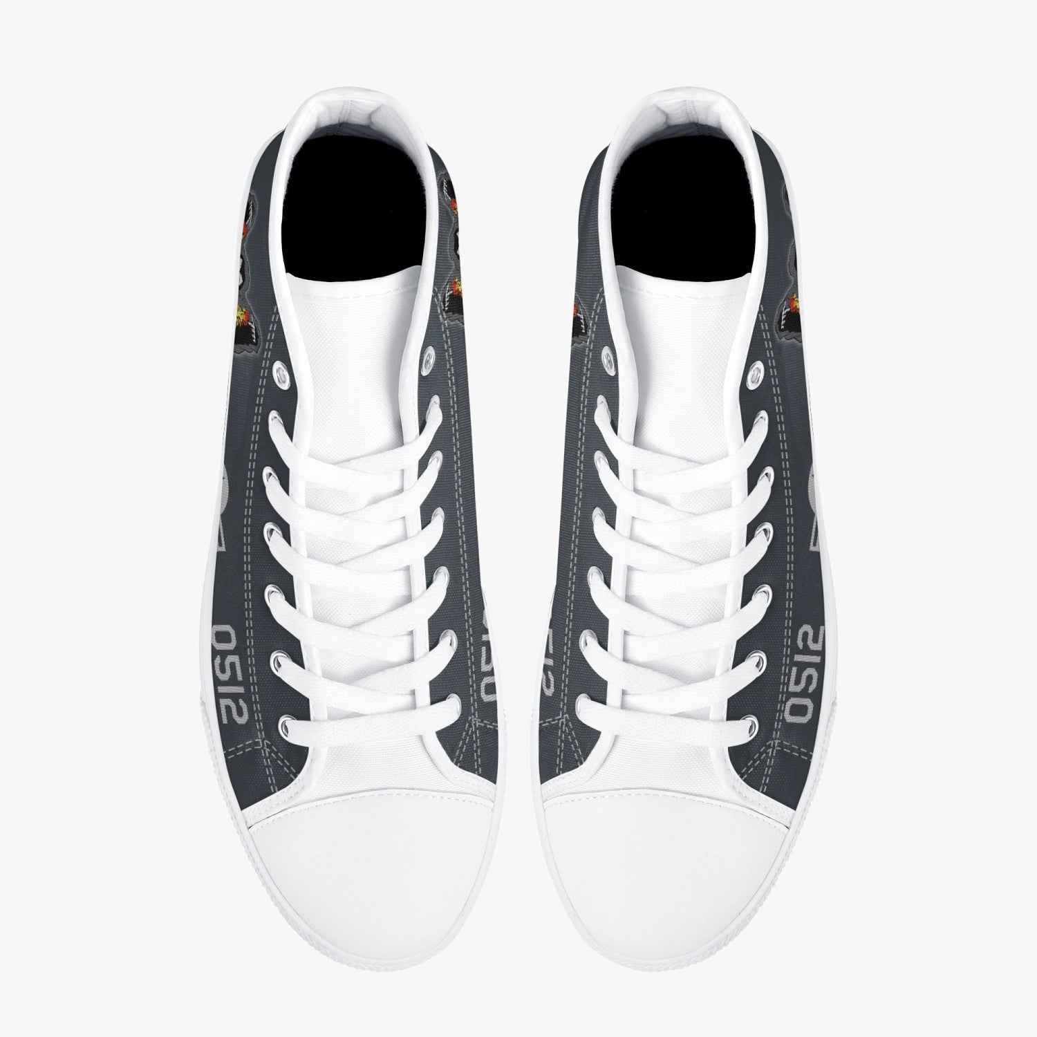 AC-130 "Spooky II" High Top Canvas Shoes - I Love a Hangar