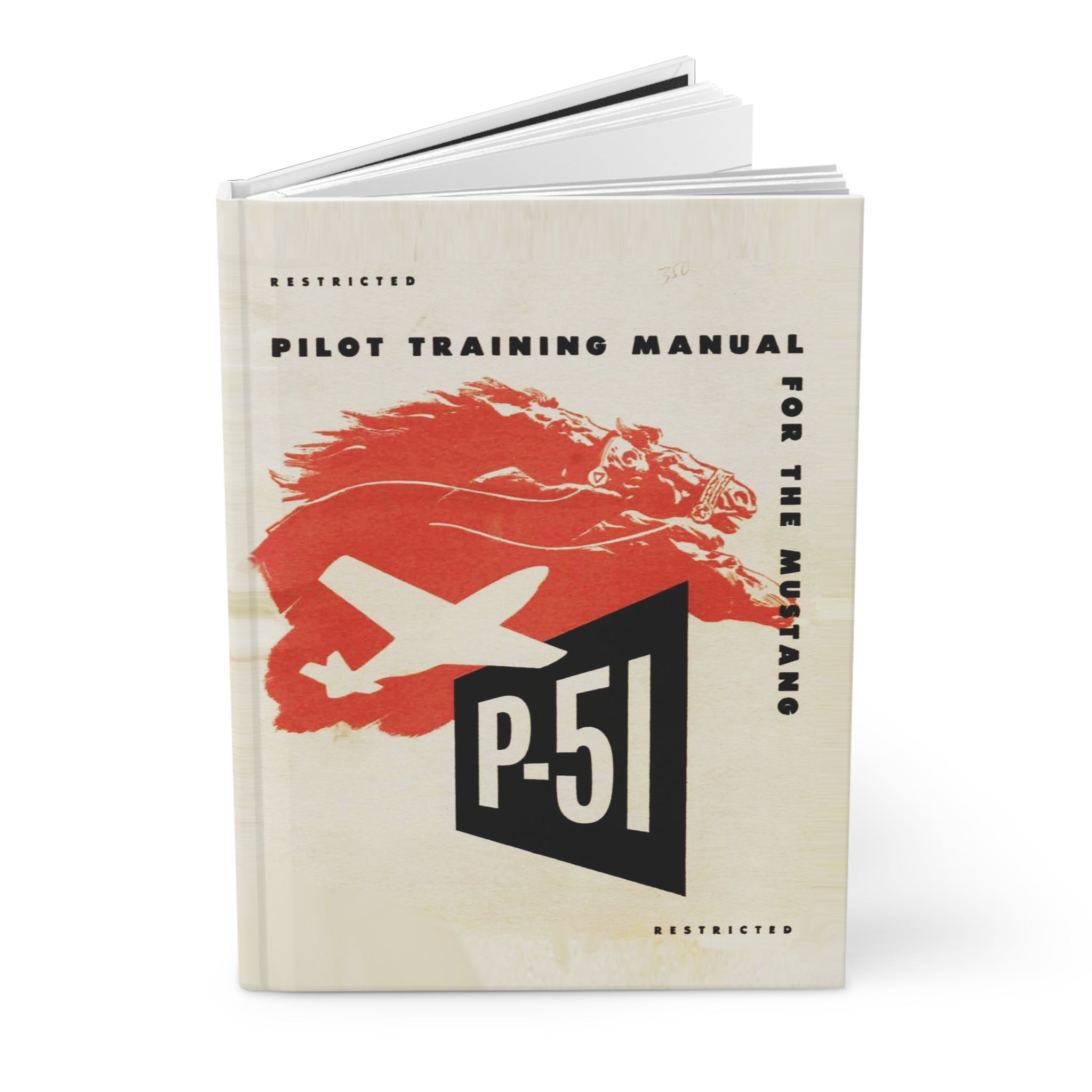 P-51 "Mustang" Inspired Hardcover Journal - I Love a Hangar