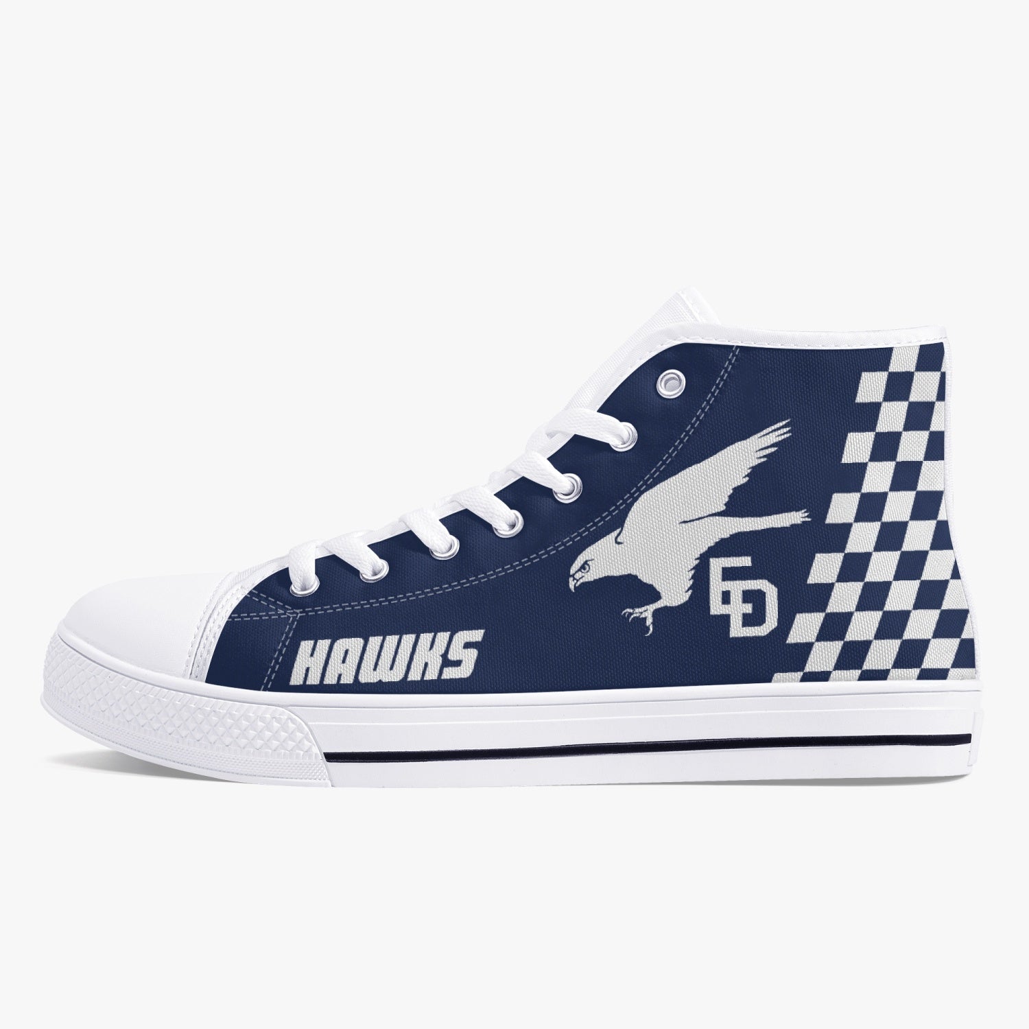 VMFA-533 "Hawks" (F-35 Edition) High Top Canvas Shoes - I Love a Hangar