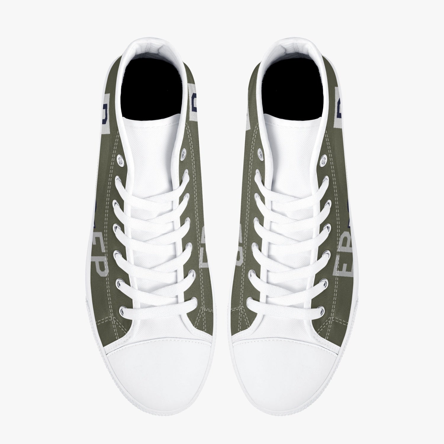 B-17 "EP-O" (337994) High Top Canvas Shoes - I Love a Hangar
