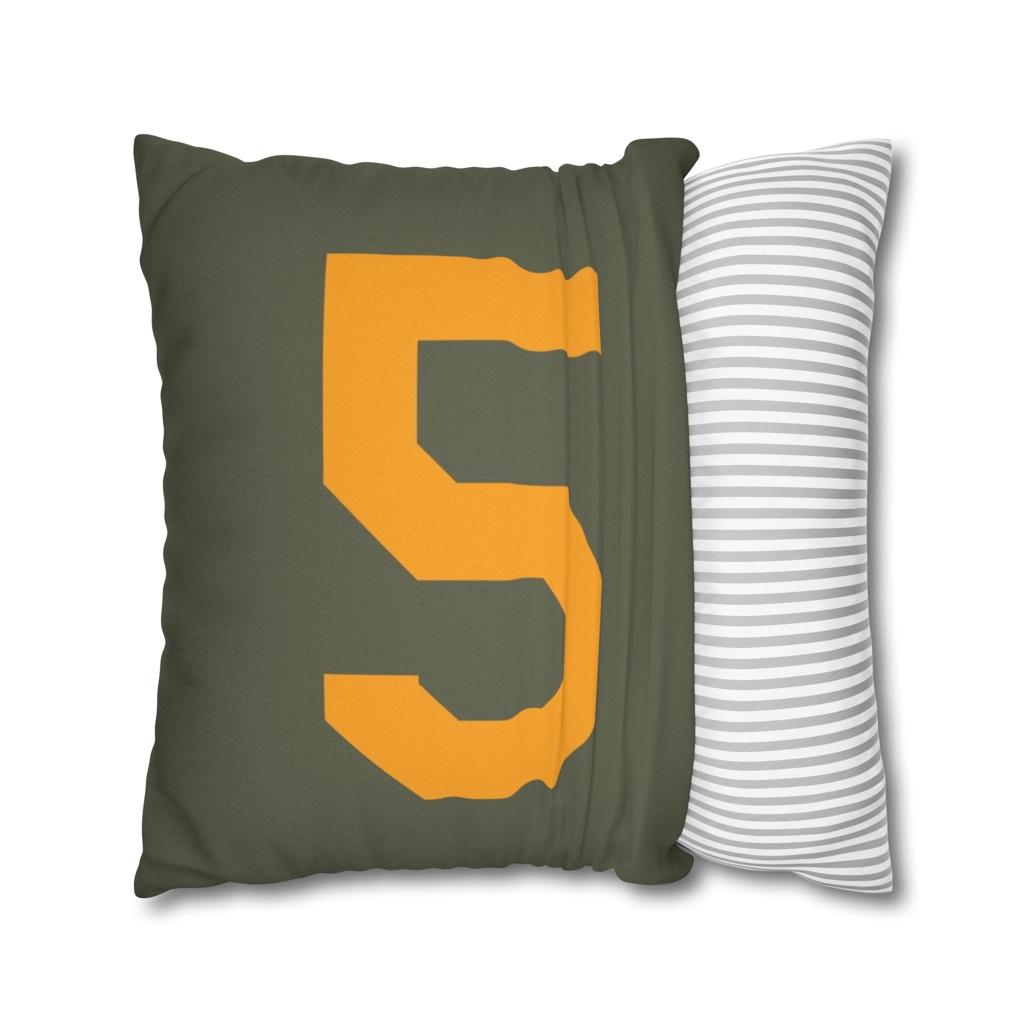 WWII USAAF Number "5" Square Pillowcase (Style B) - I Love a Hangar