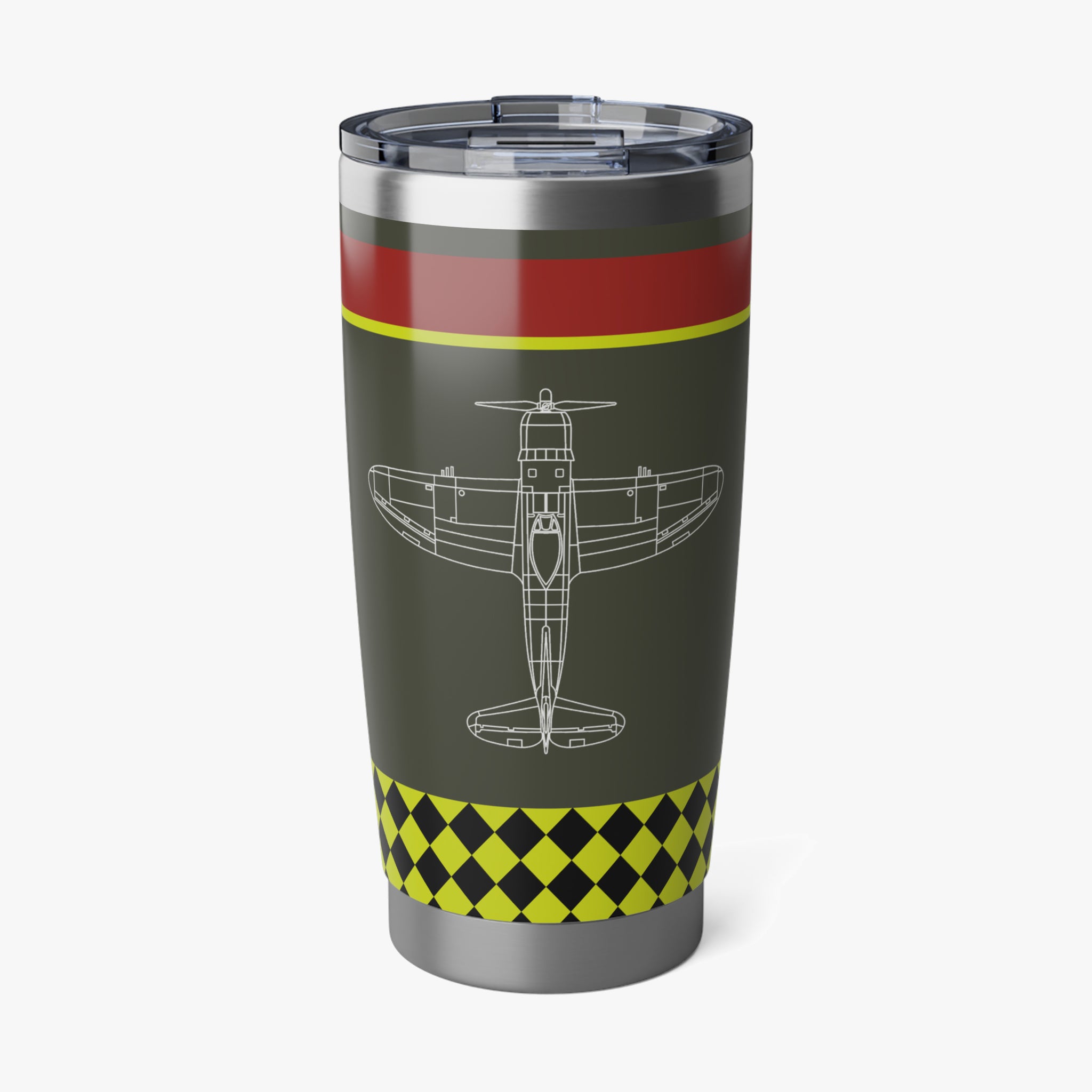 P-47 "Big Stud" Inspired 20oz (590ml) Stainless Steel Tumbler - I Love a Hangar
