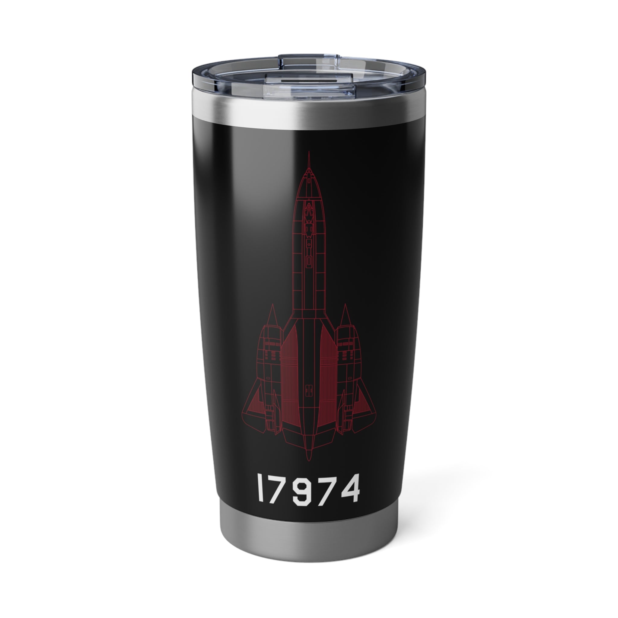 SR-71 "Blackbird" (61-7974) 20oz (590ml) Stainless Steel Tumbler - I Love a Hangar