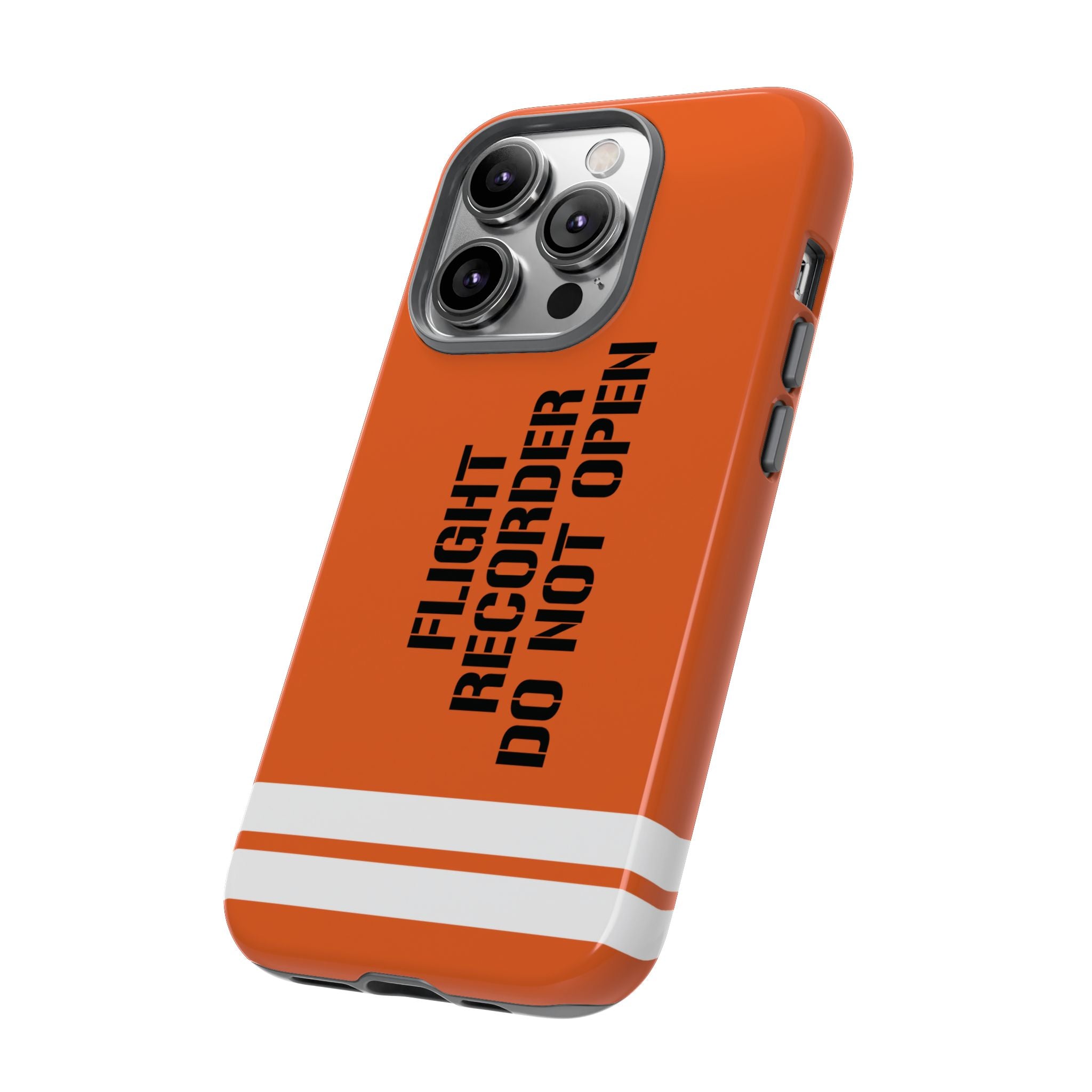 Flight Data Recorder Style Tough Phone Cases for iPhone