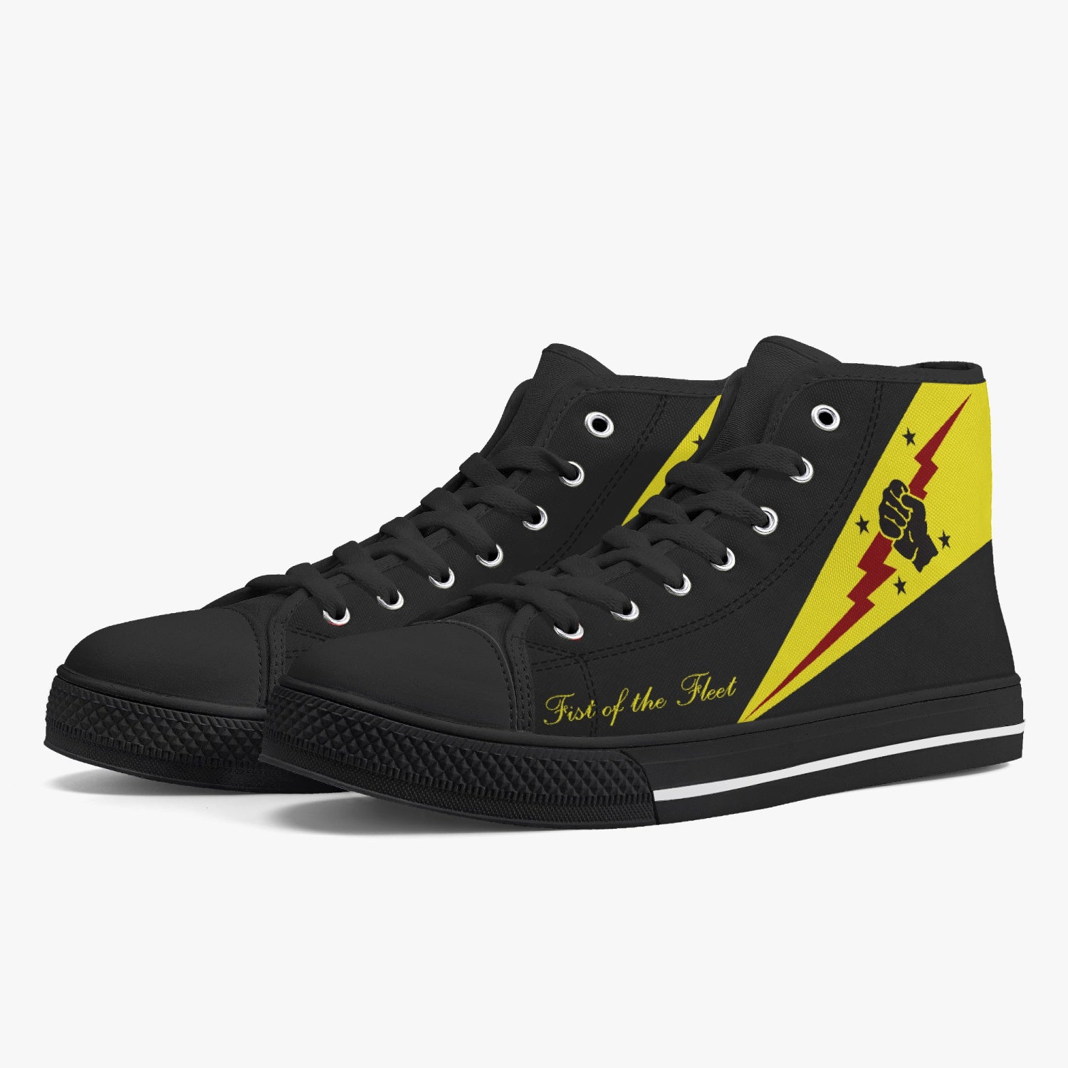 VFA-25 "Fist of the Fleet" High Top Canvas Shoes - I Love a Hangar