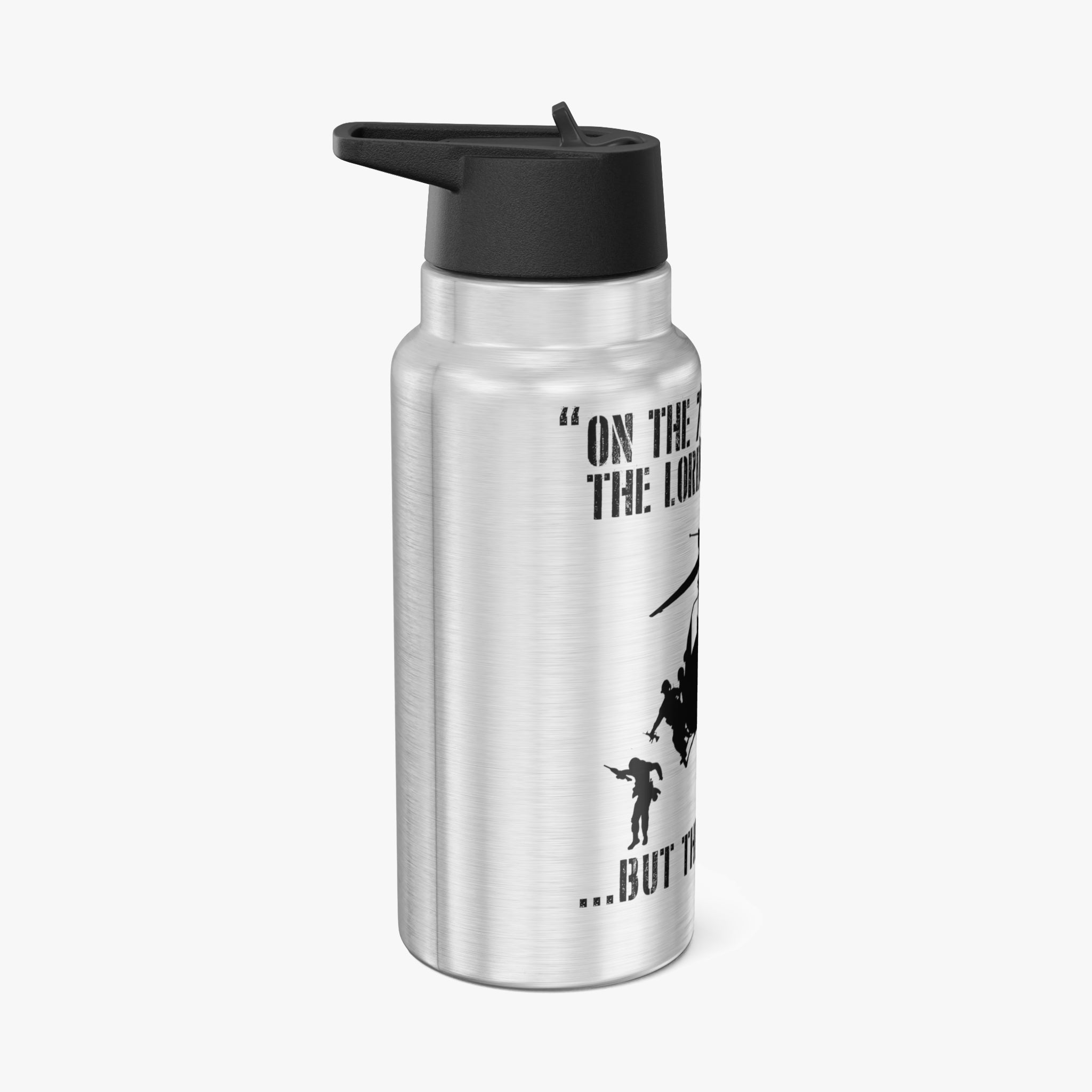 "On the 7th Day the Lord rested, but the Cav Flew" Tumbler, 32oz (950ml) - I Love a Hangar