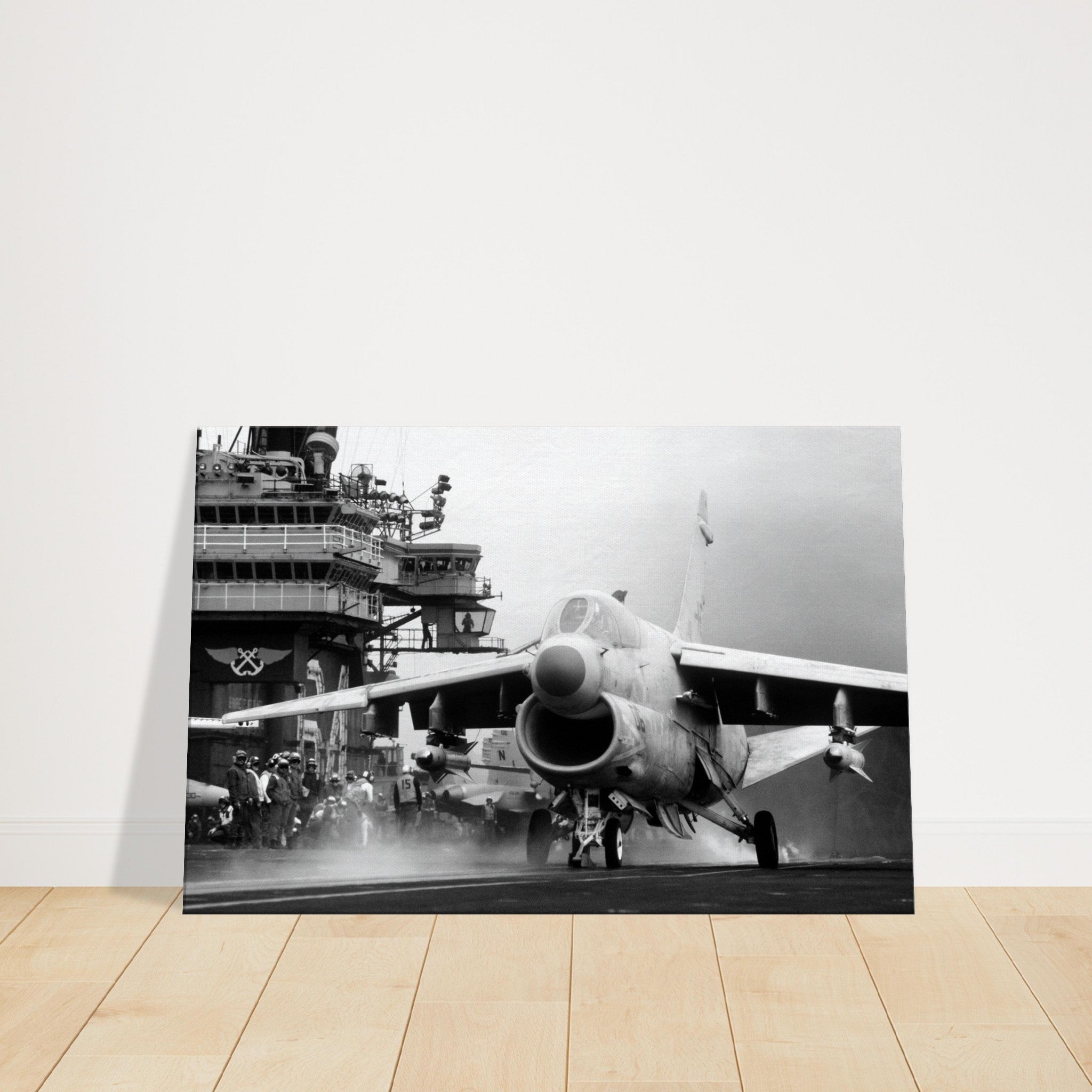 A-7 "Corsair II" Ready To Launch on Canvas - I Love a Hangar