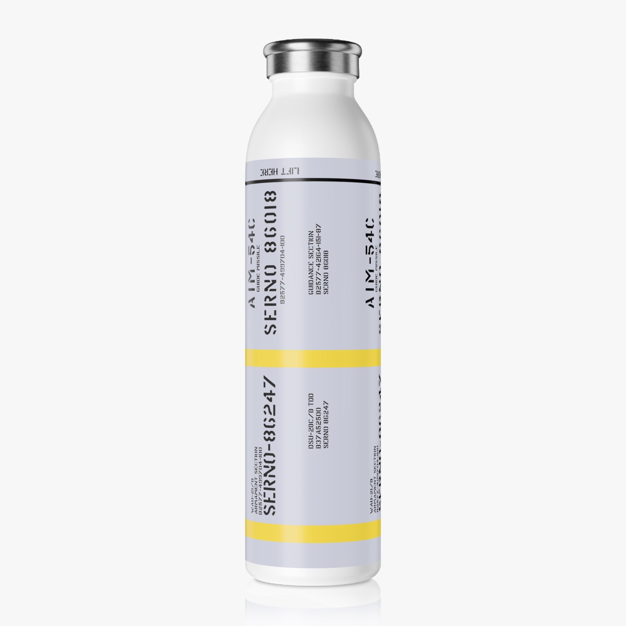 AIM-54 Missile Style Slim Water Bottle - I Love a Hangar