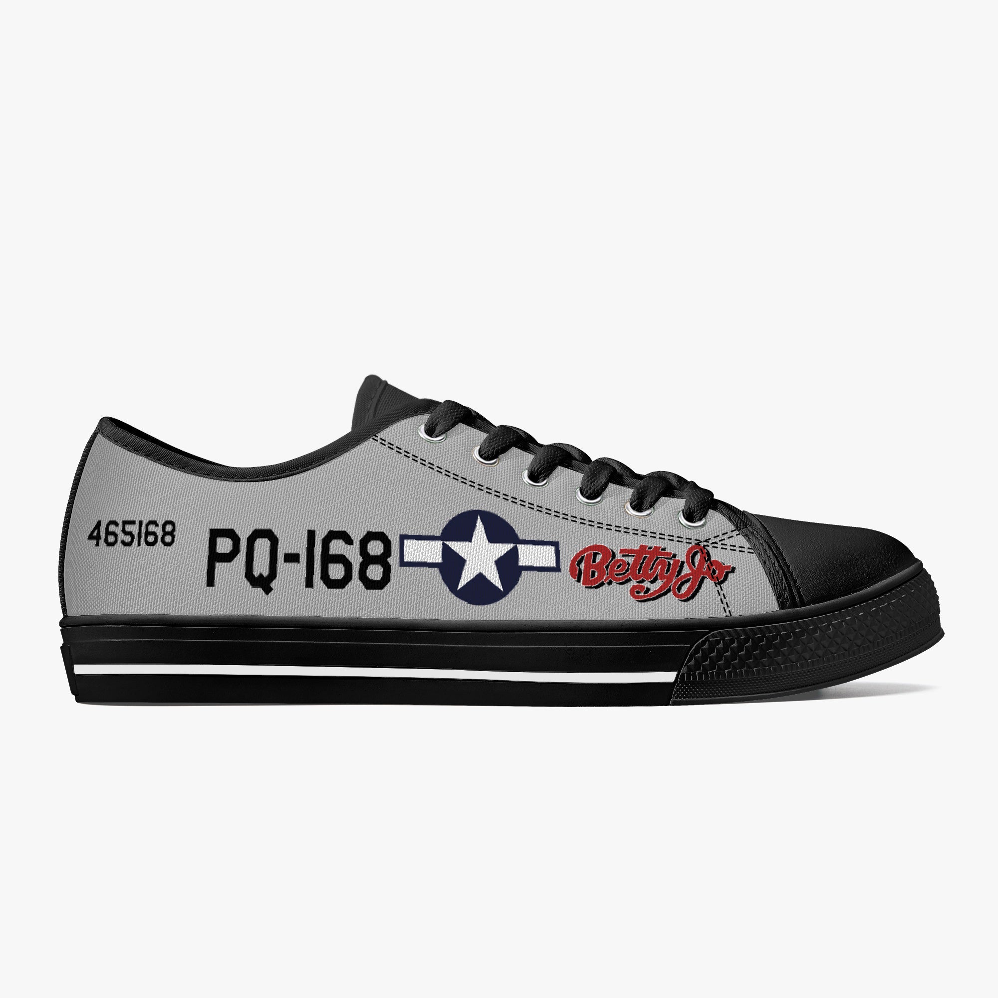 F-82 "Betty Jo" Low Top Canvas Shoes - I Love a Hangar