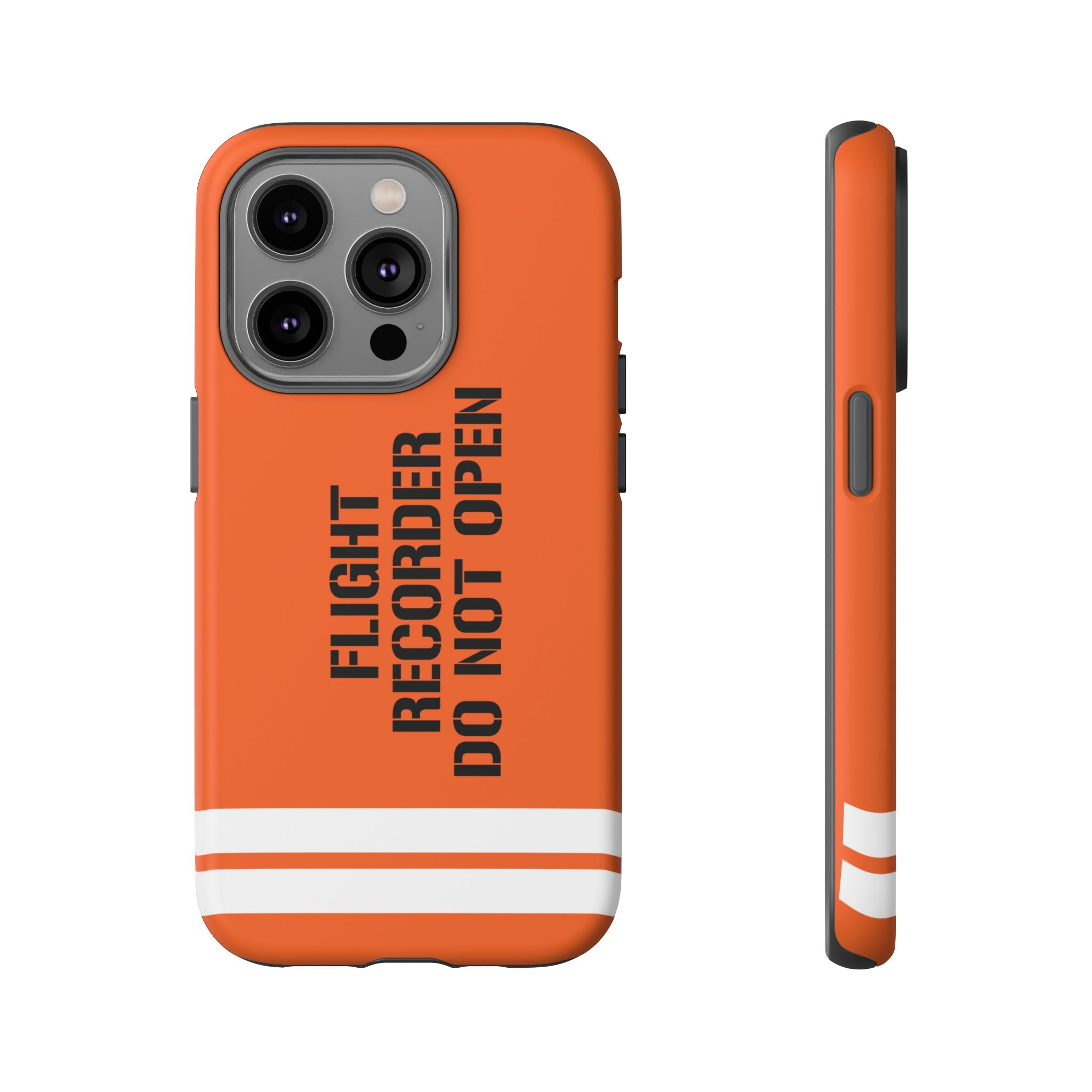 Flight Data Recorder Style Tough Phone Cases for iPhone