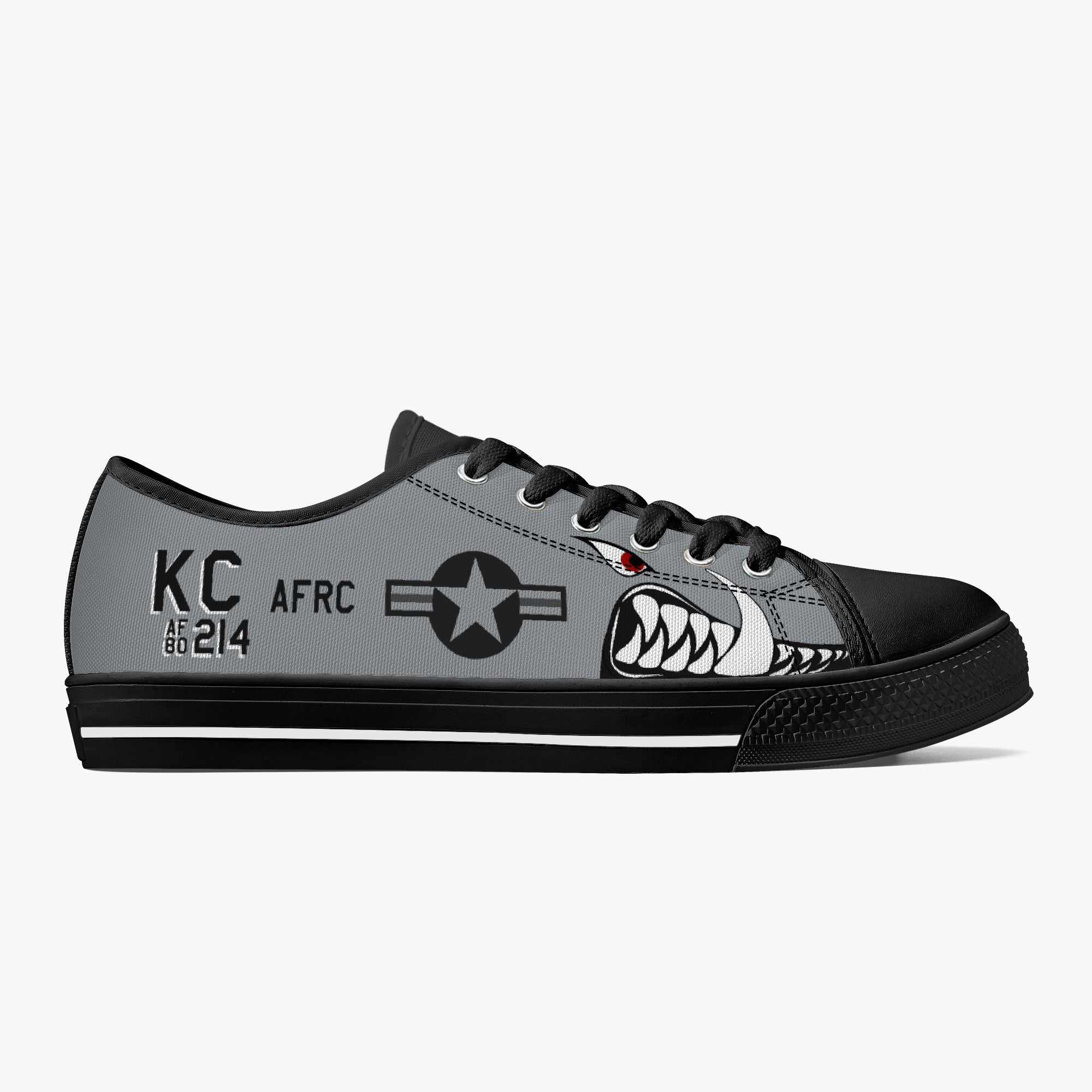 A-10 "KC Hawgs" Low Top Canvas Shoes (80-214)