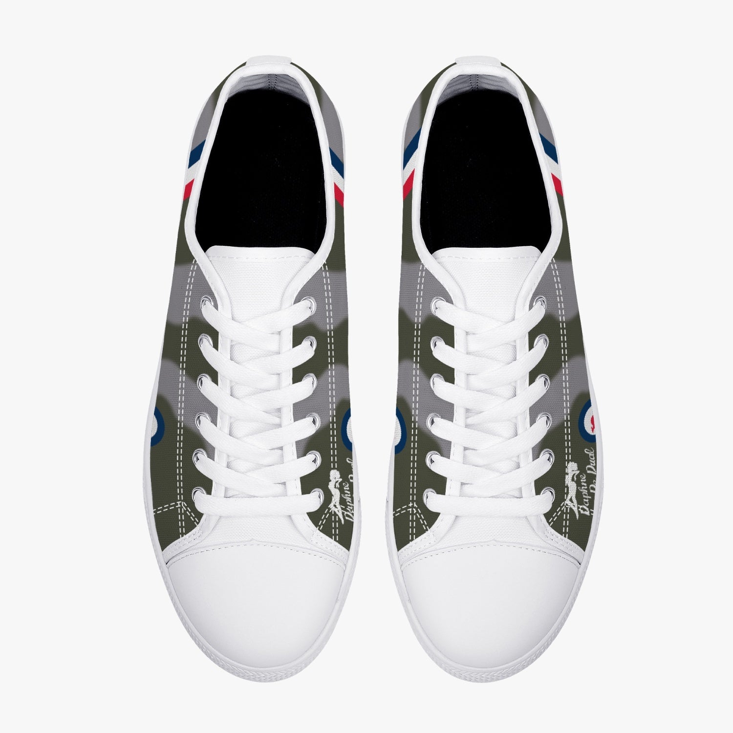 Mirage IIIO "Daphne De Dual" (A3-102) Low Top Canvas Shoes - I Love a Hangar