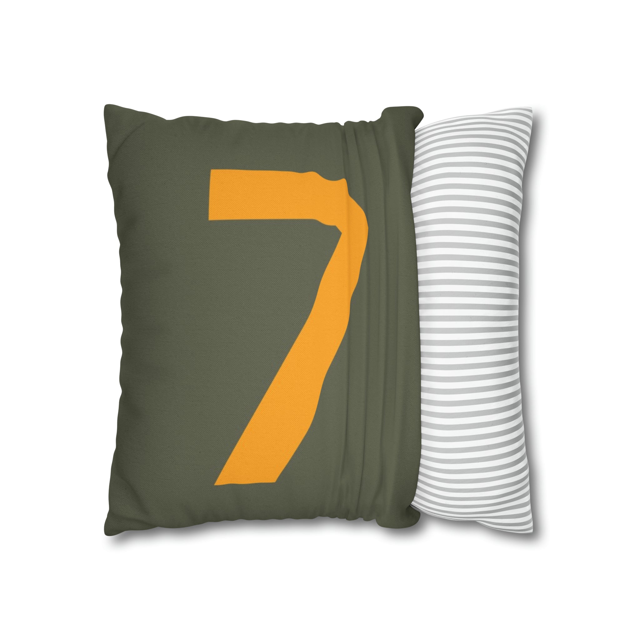 WWII USAAF Number "7" Square Pillowcase - I Love a Hangar