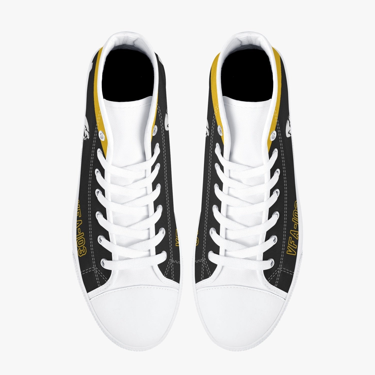 VFA-103 "Jolly Rogers" High Top Canvas Shoes - I Love a Hangar