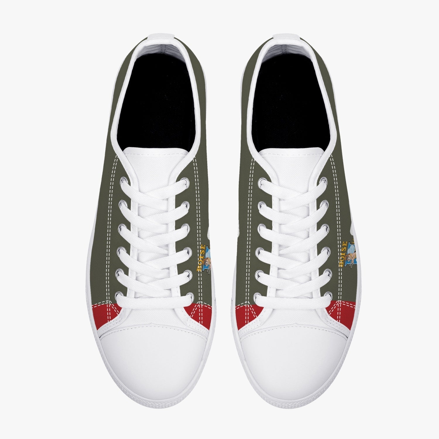 P-51 "Boise Bee" Low Top Canvas Shoes - I Love a Hangar