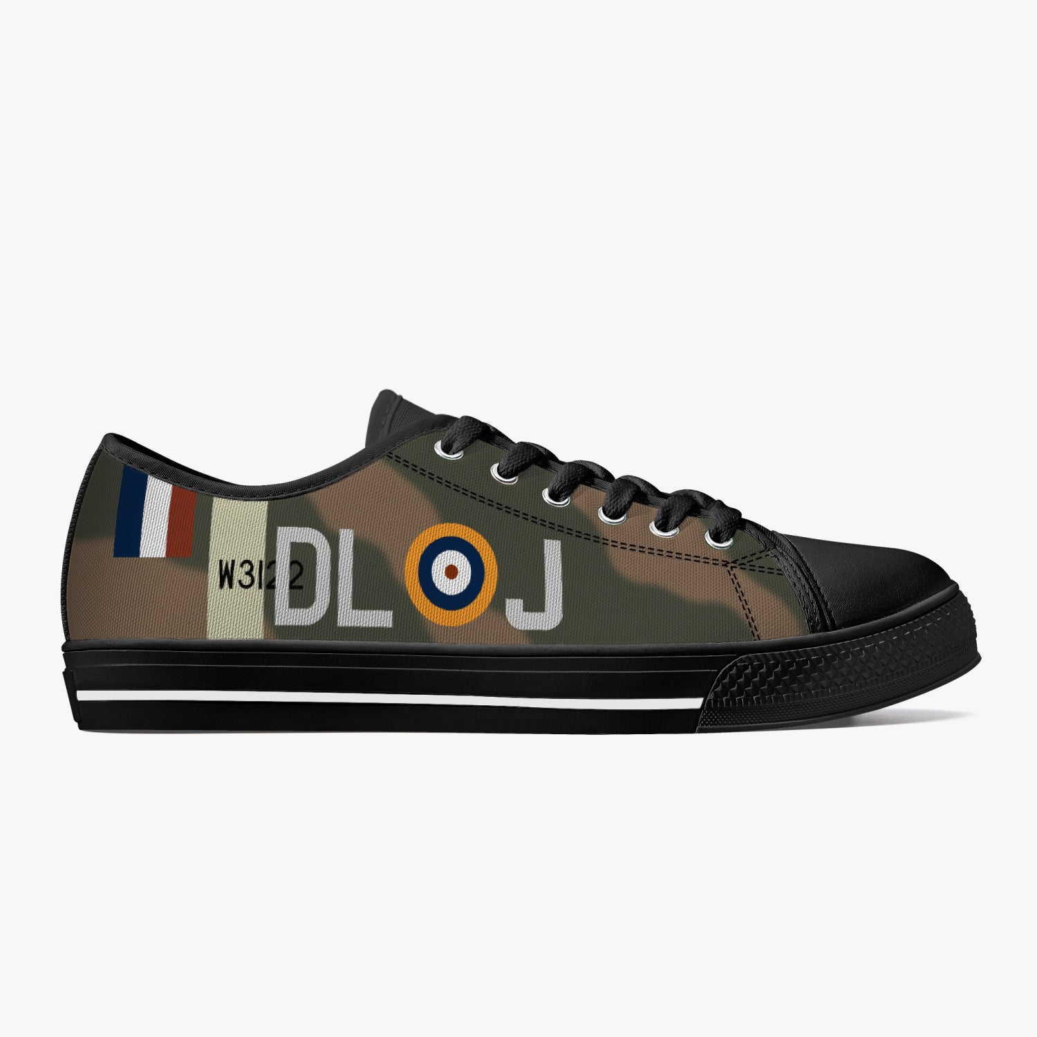 Spitfire "DL-J" Low Top Canvas Shoes - I Love a Hangar
