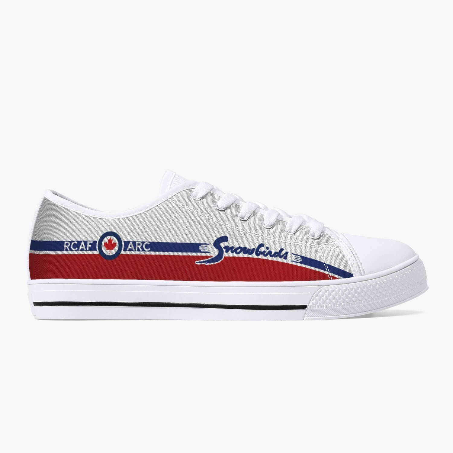 "Snowbirds" Low Top Canvas Shoes - I Love a Hangar