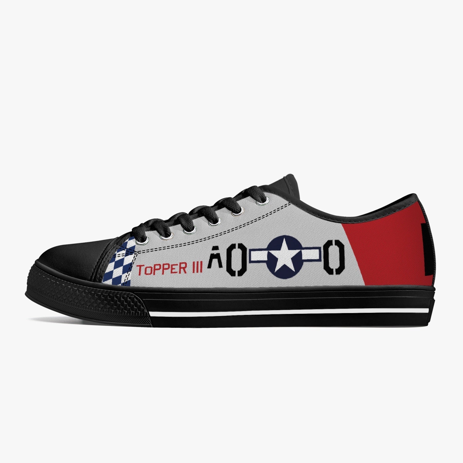 P-51 "Topper III" Low Top Canvas Shoes - I Love a Hangar