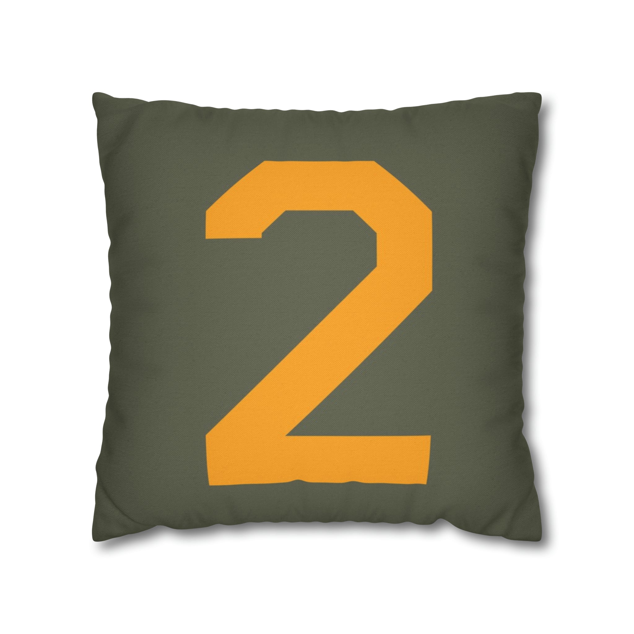 WWII USAAF Number "2" Square Pillowcase (Style B) - I Love a Hangar