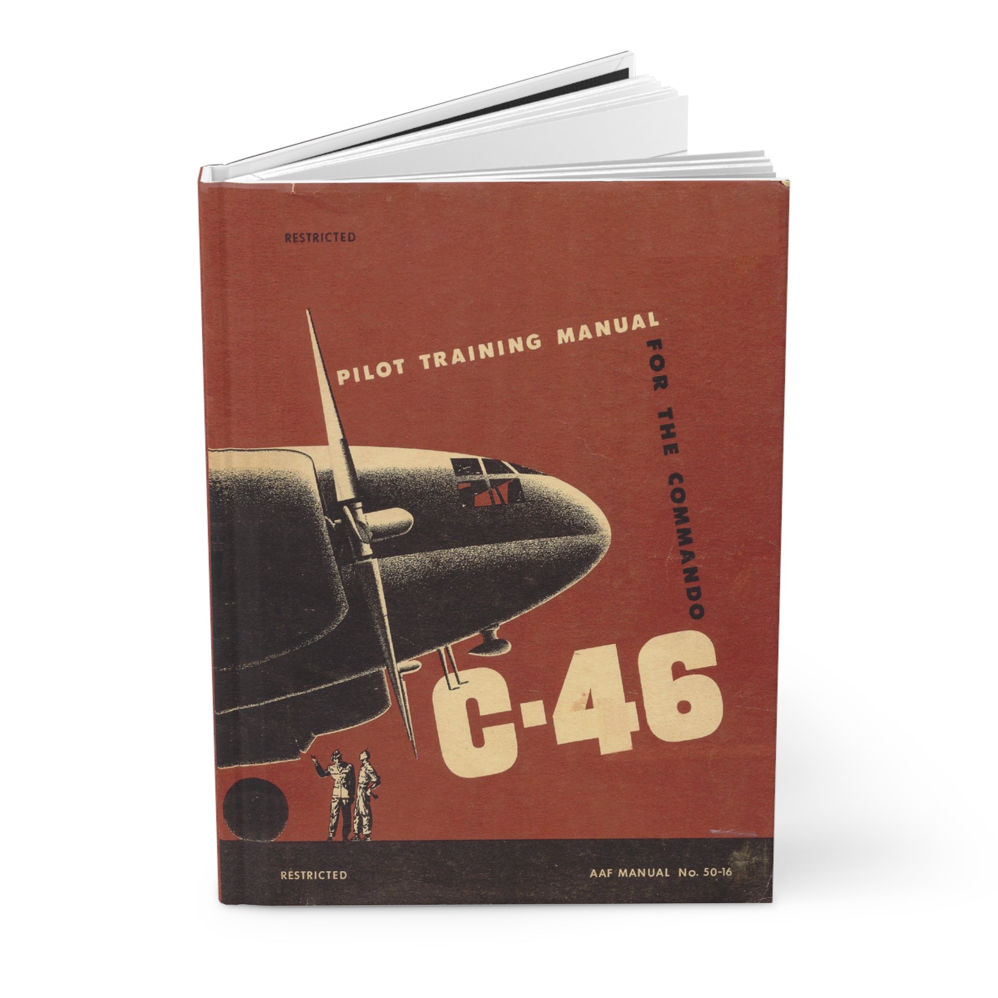 C-46 "Commando" Inspired Hardcover Journal - I Love a Hangar