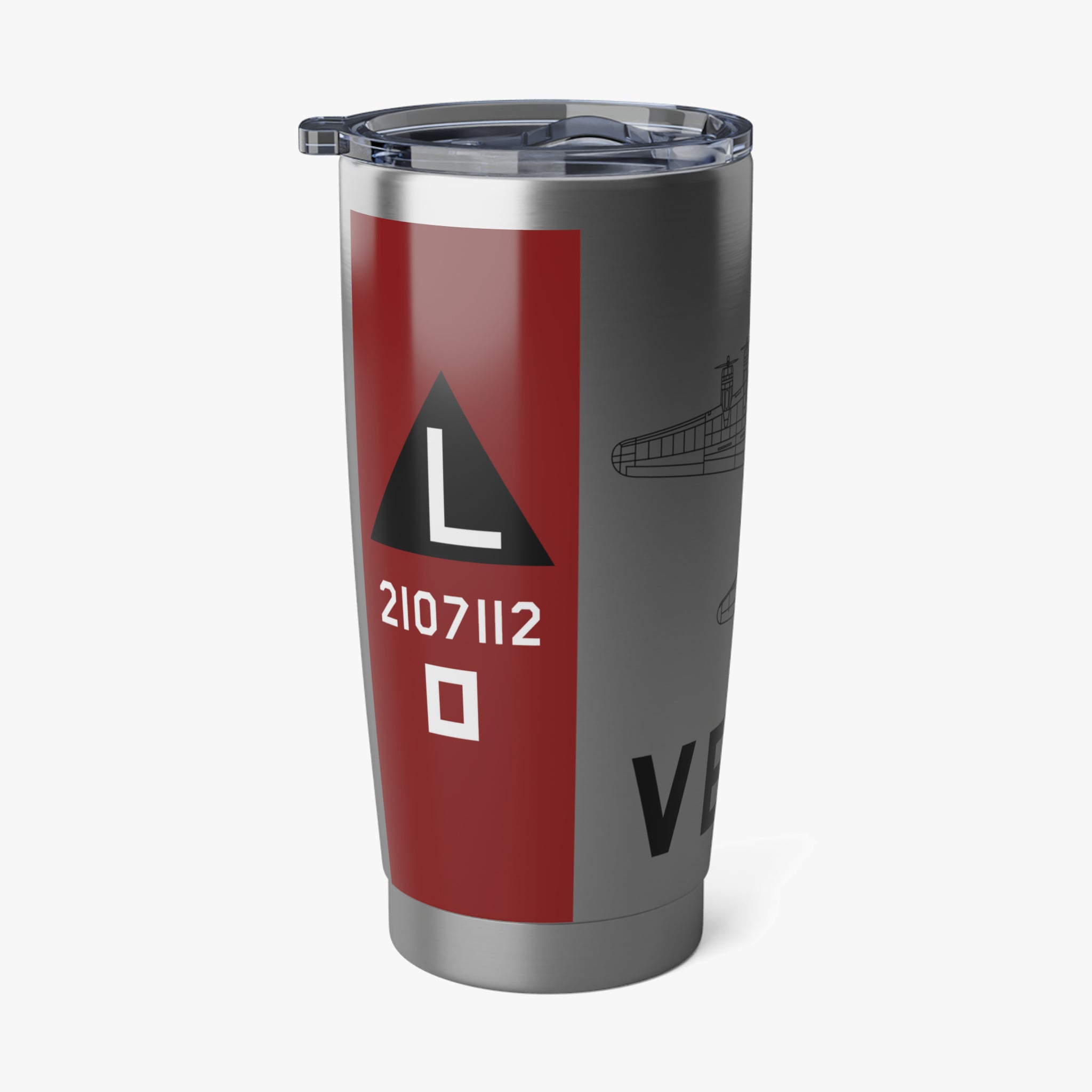 B-17 "Sleepy Time Gal" Inspired 20oz (590ml) Stainless Steel Tumbler - I Love a Hangar