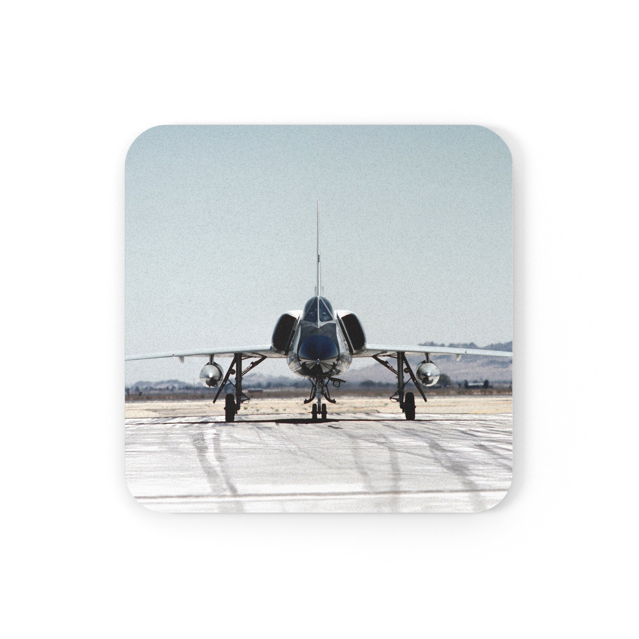 F-106 Delta Dart Cork Back Coaster - I Love a Hangar