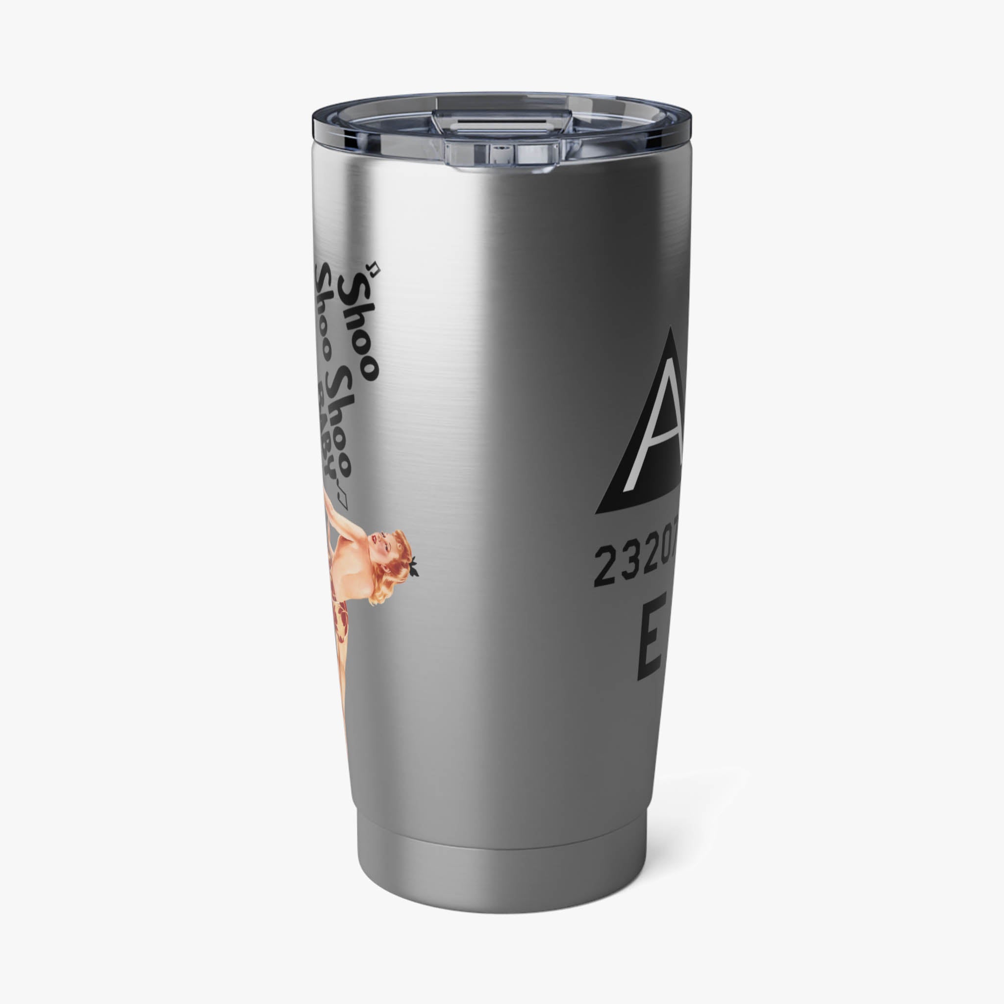 B-17 "Shoo Shoo Shoo Baby" Inspired 20oz (590ml) Stainless Steel Tumbler - I Love a Hangar