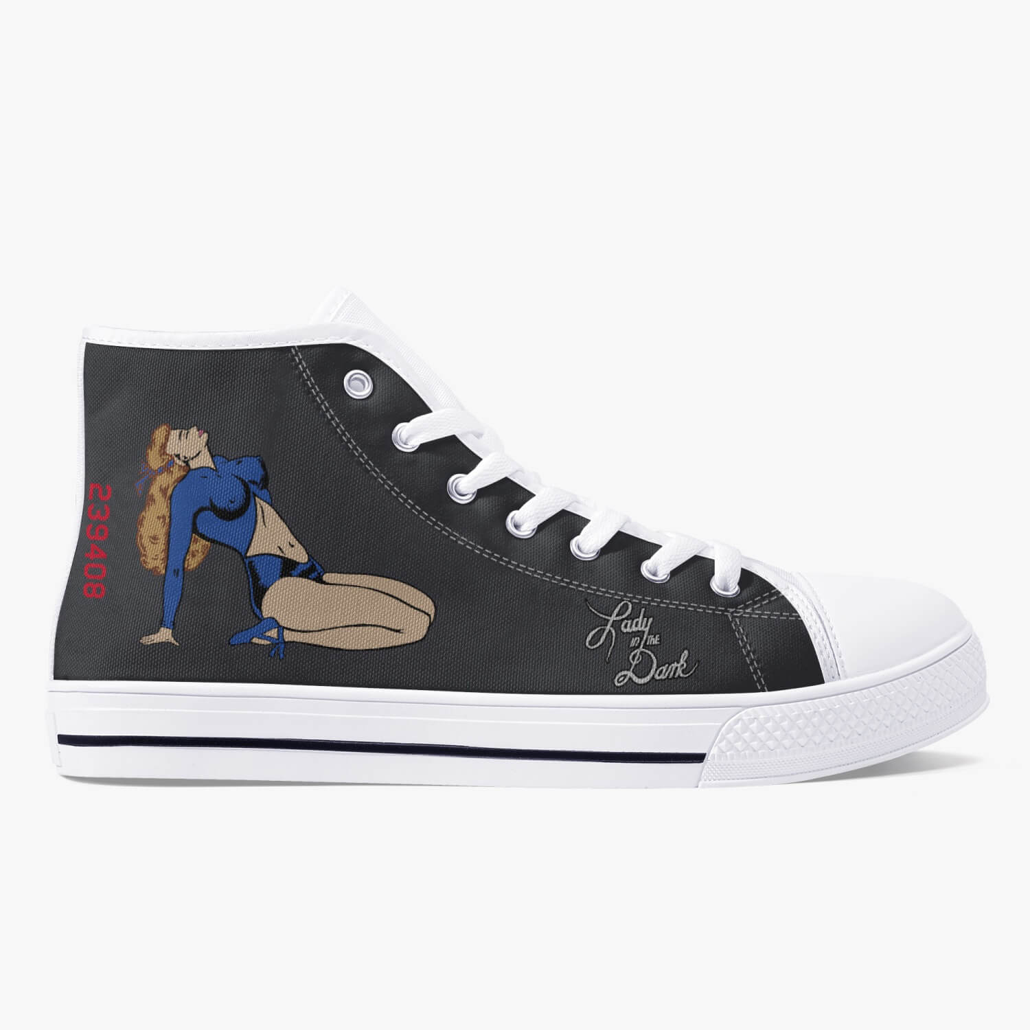 P-61 "Lady in the Dark" High Top Canvas Shoes - I Love a Hangar